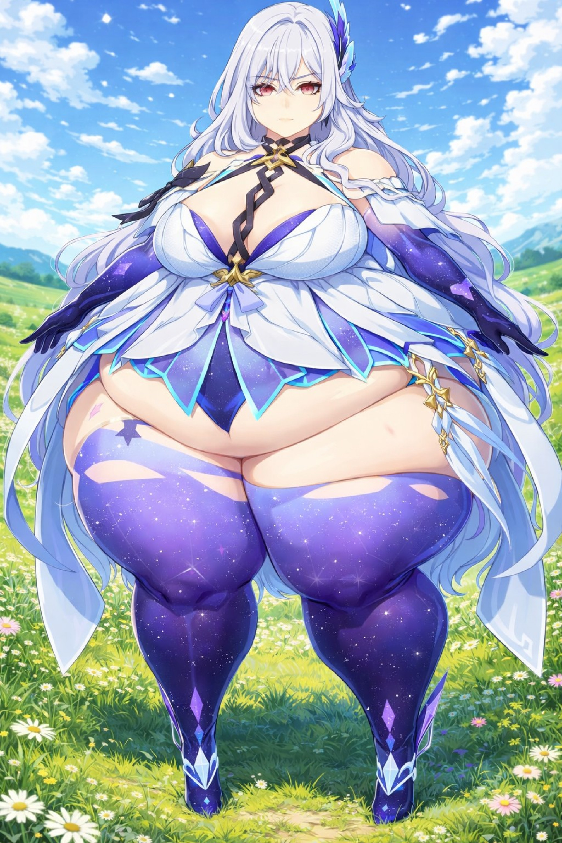 Скирк в разнотравье