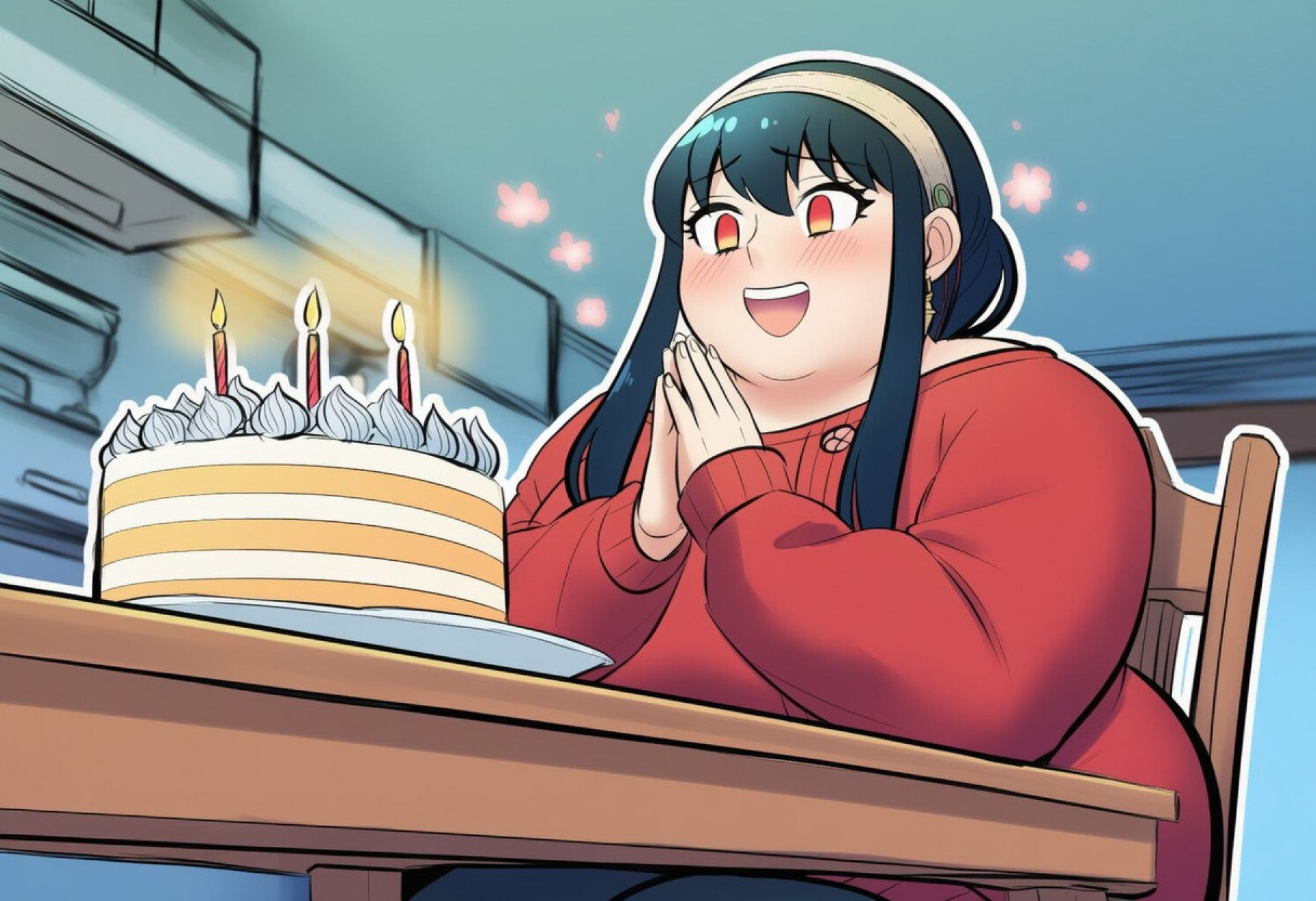 Деньрожденный тортик