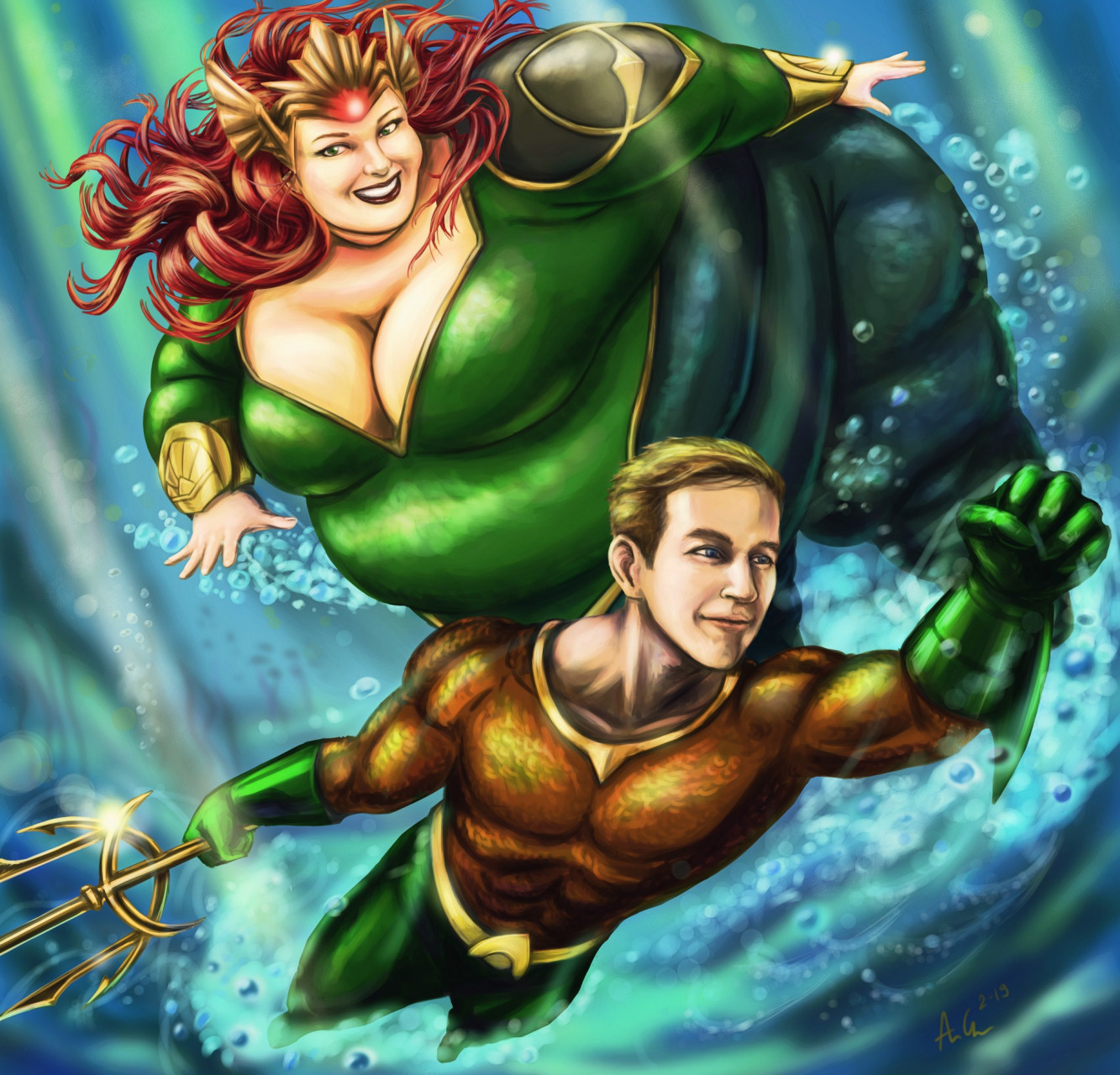 Superhero: Аква-баба (Mera the Aquawoman)