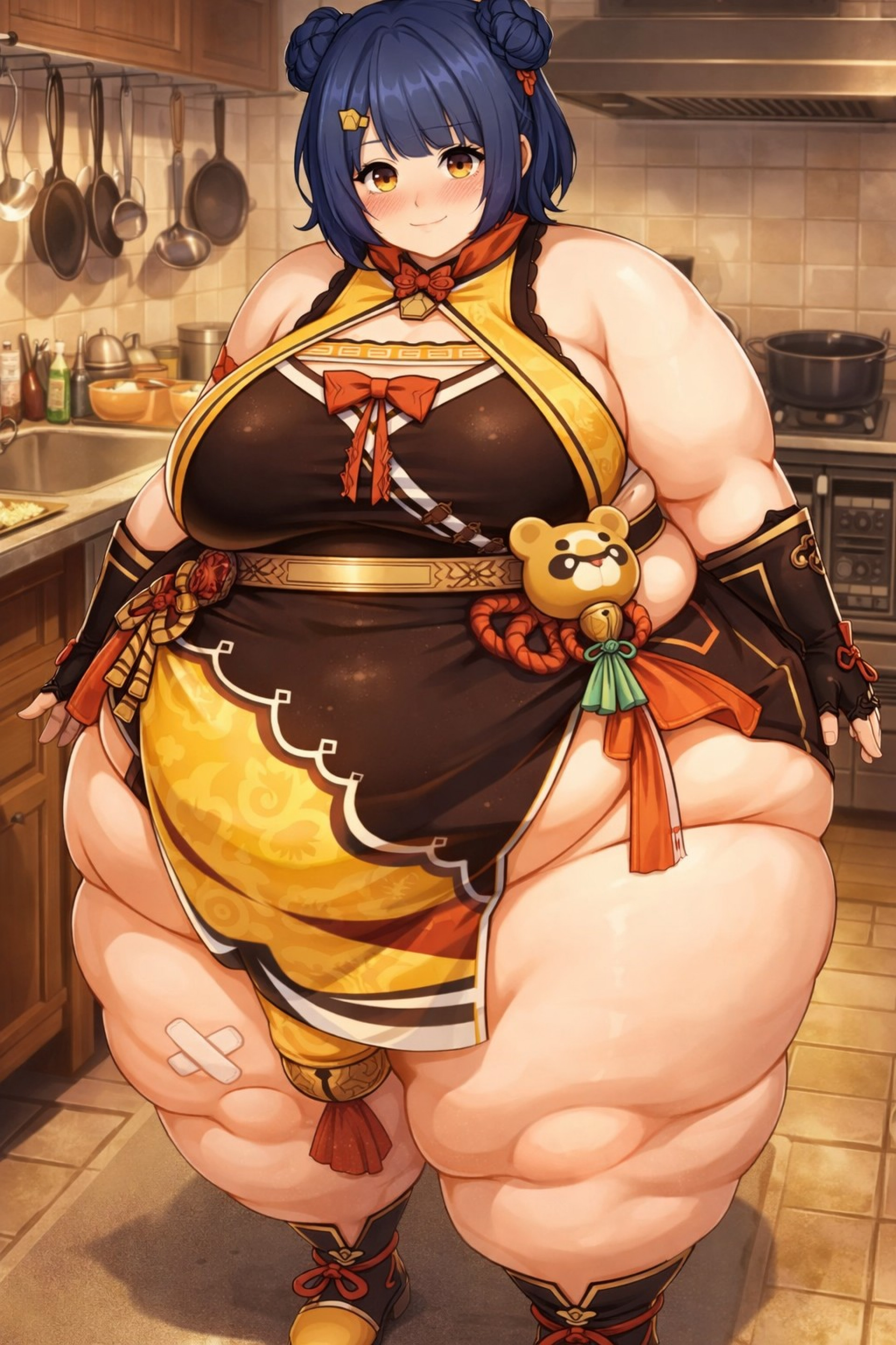 Цзяньлинь на кухне