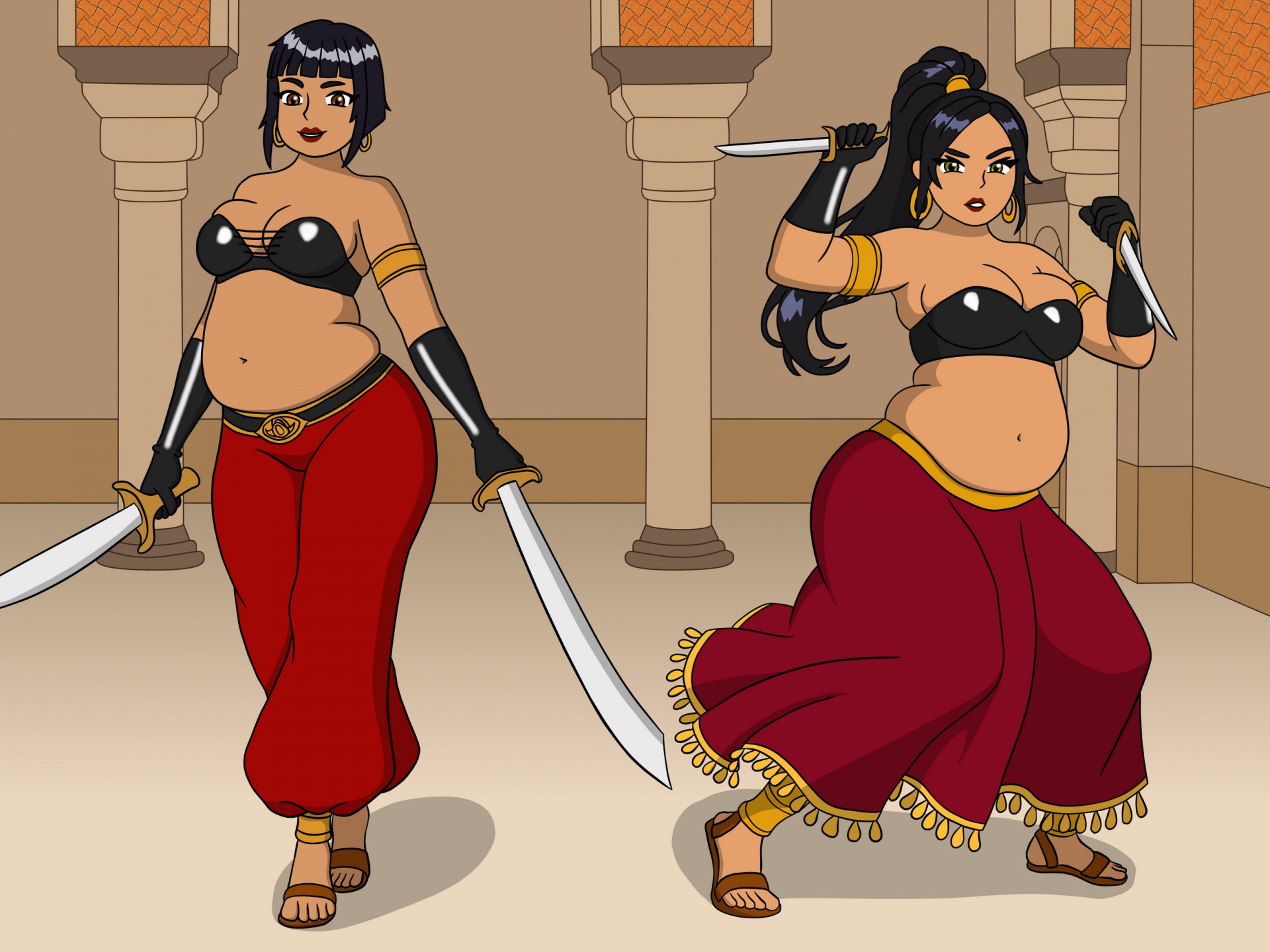 Личные охранницы султана