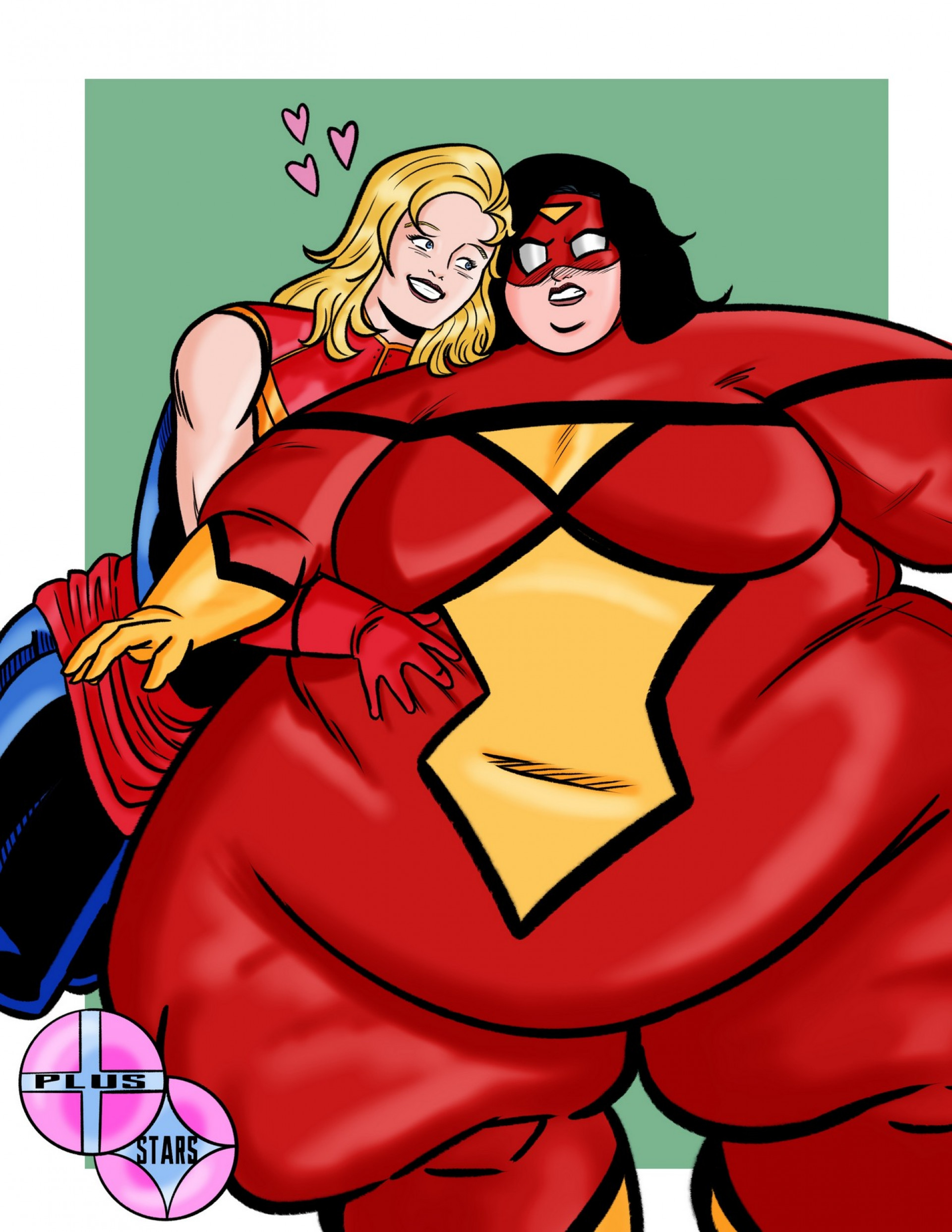 Капитан Марвел и Баба-паук - капитанская тискательность