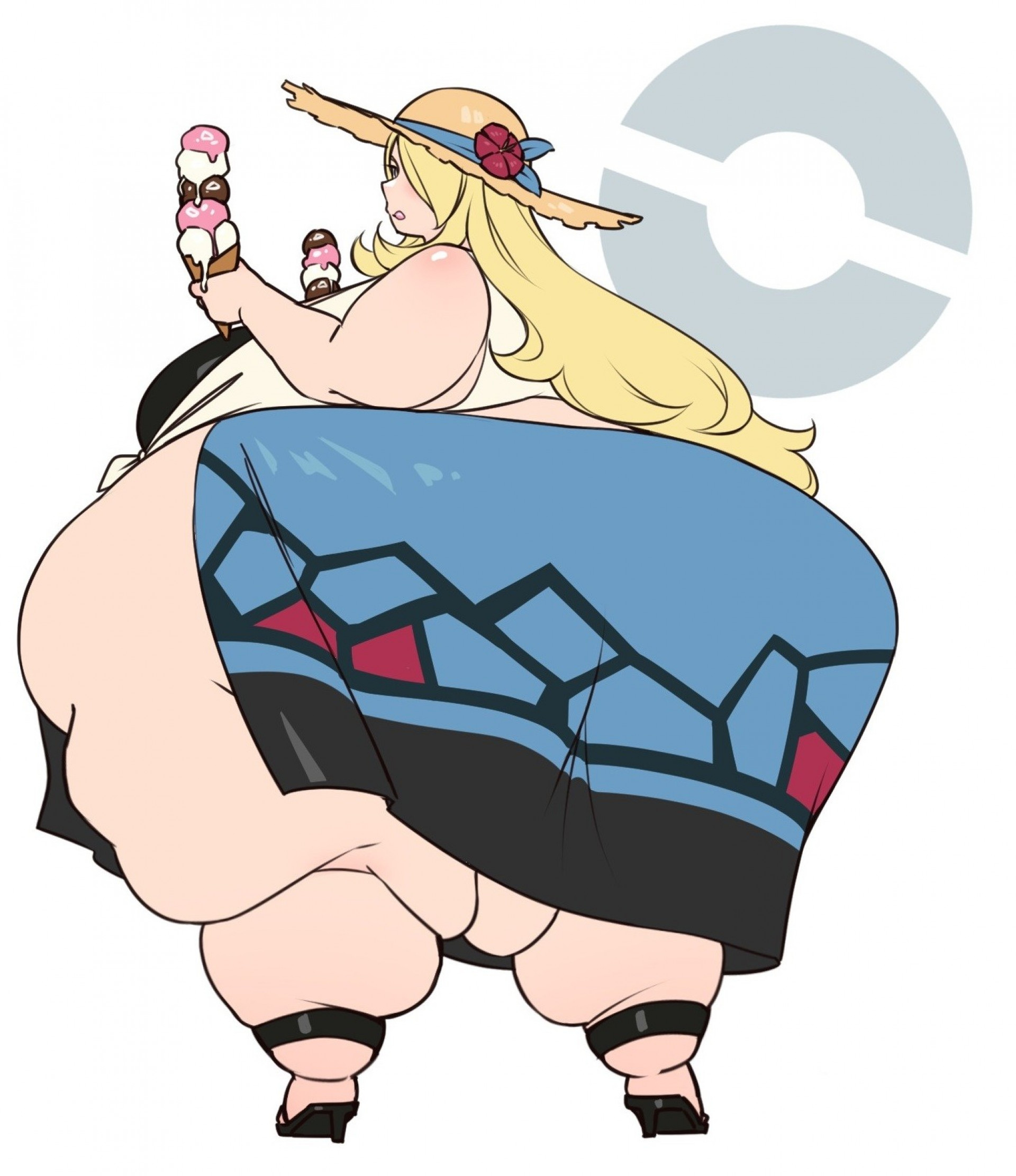 Синтия с мороженкой