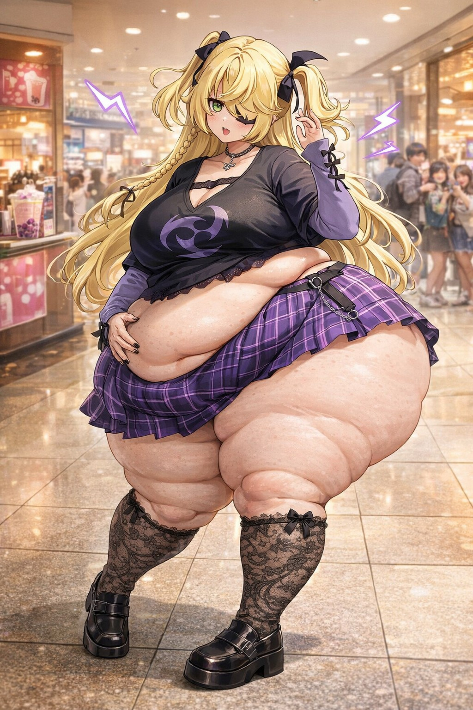 Фишль в торговом центре