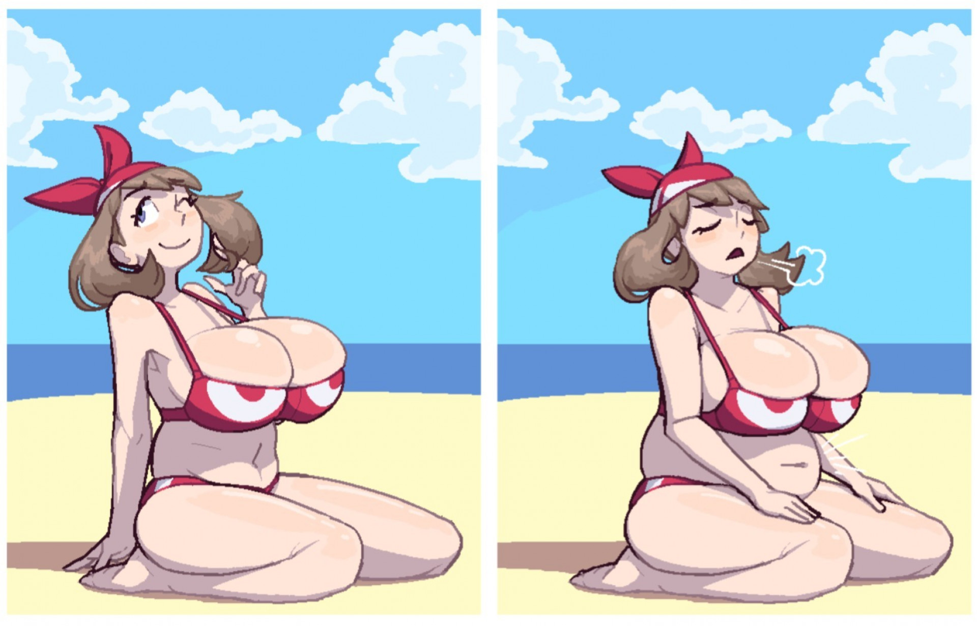 Мей - втянуть животик