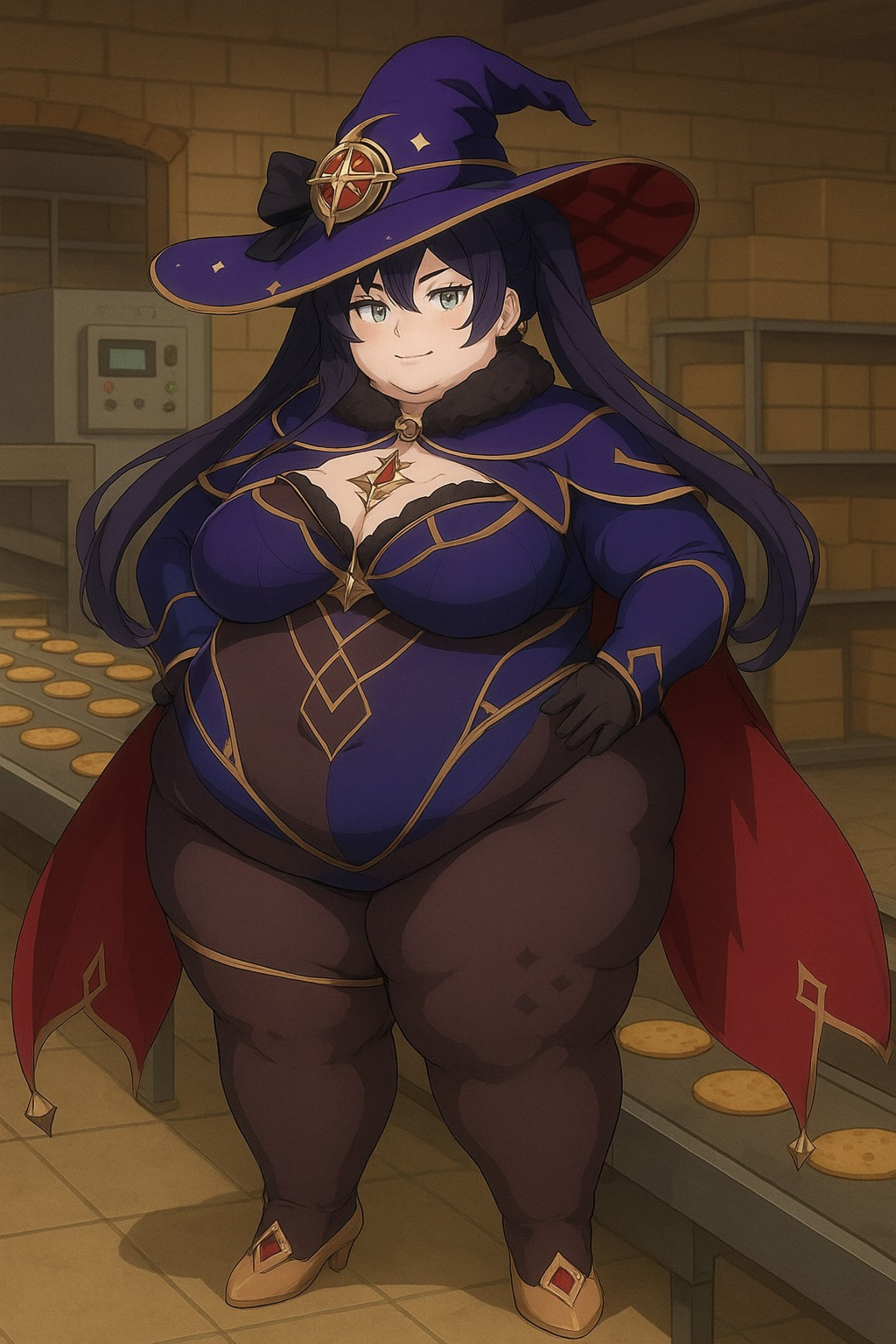 Мона - толстушка в театре