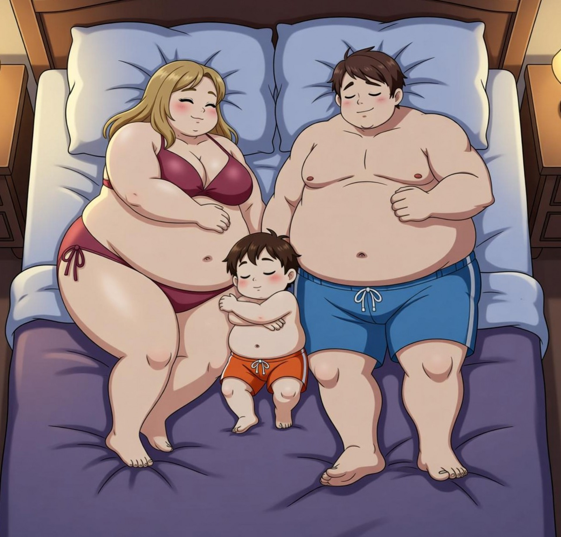 Счастливый семейный сон