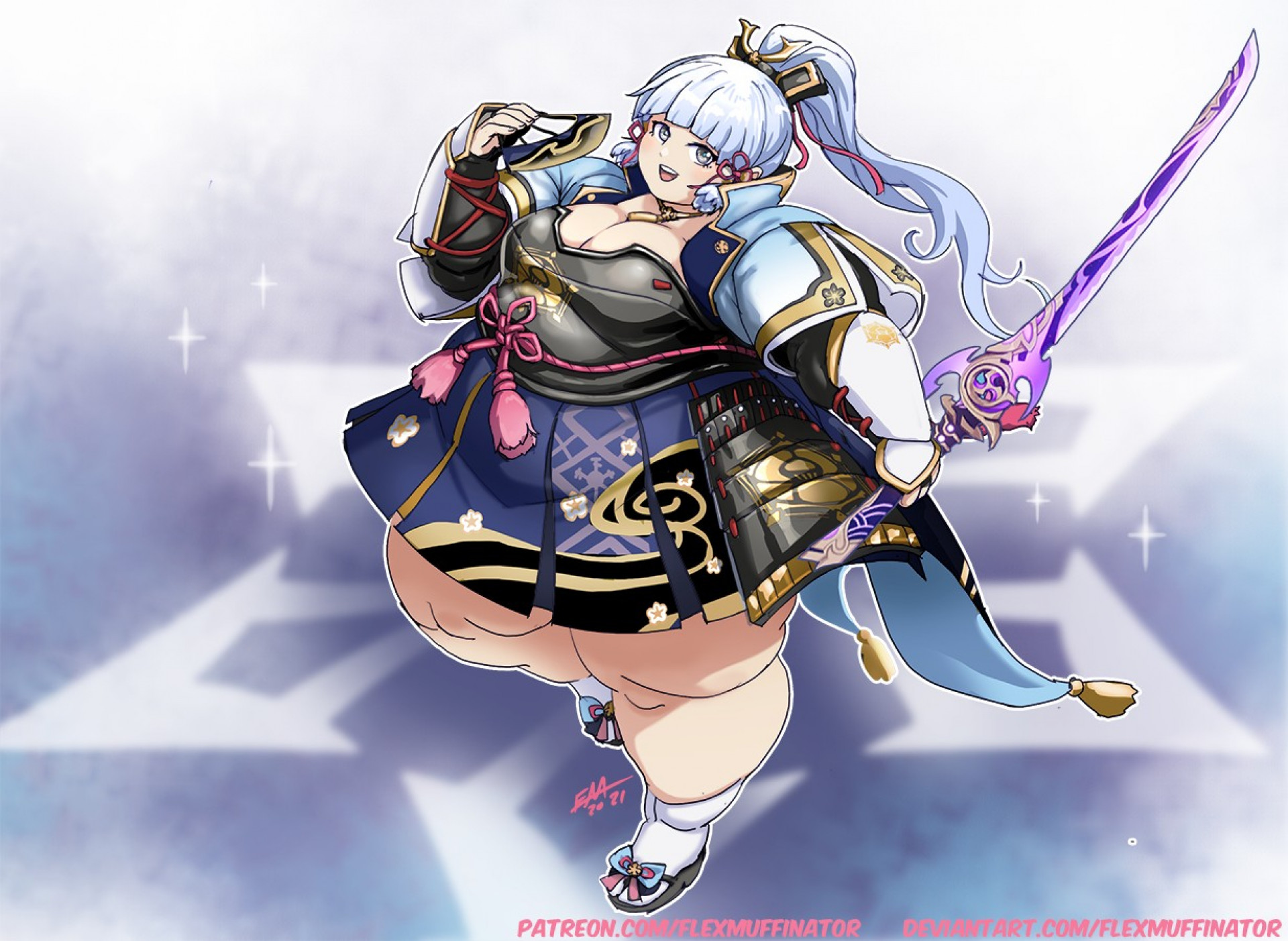 Аяка с веером