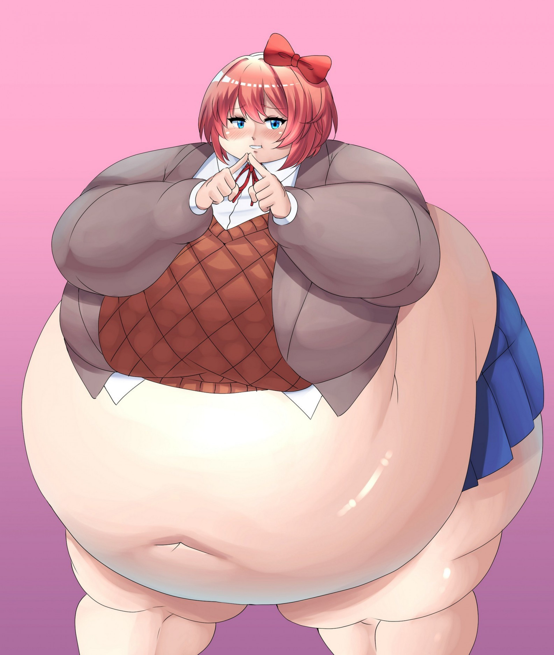 Сайори - круглая и толстая