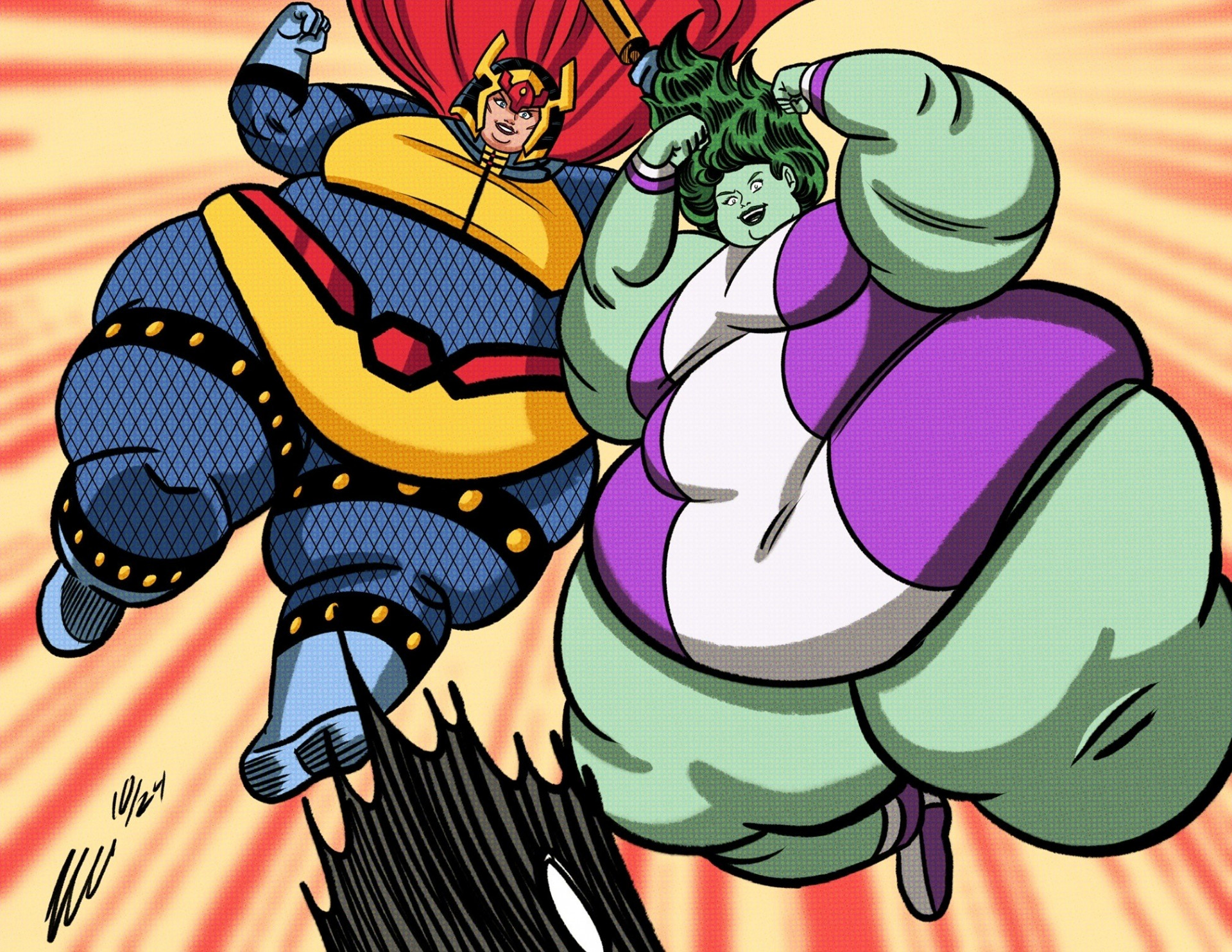 Барда и Женщина-Халк - ох как щас встряхнет!