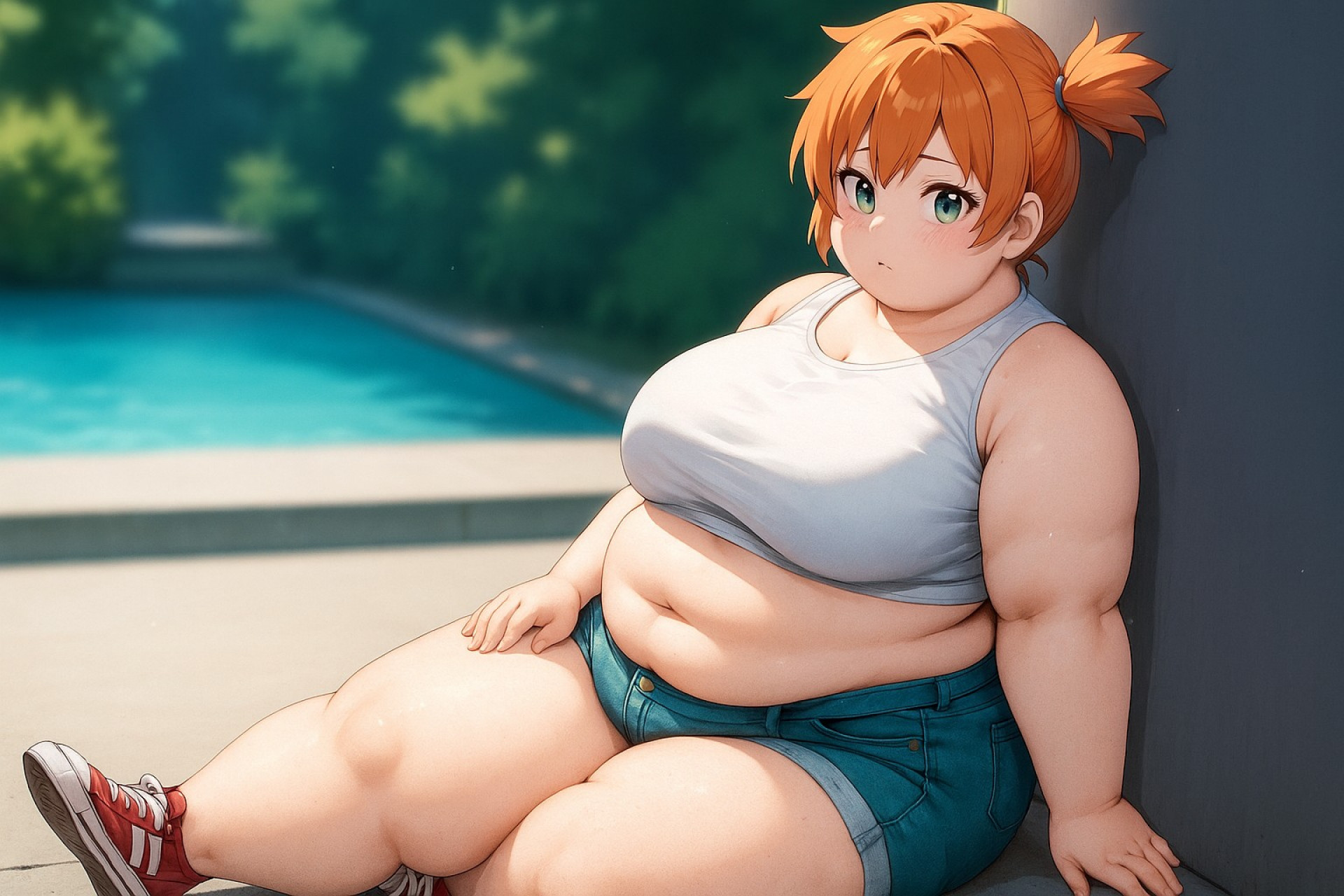 Мисти у бассейна