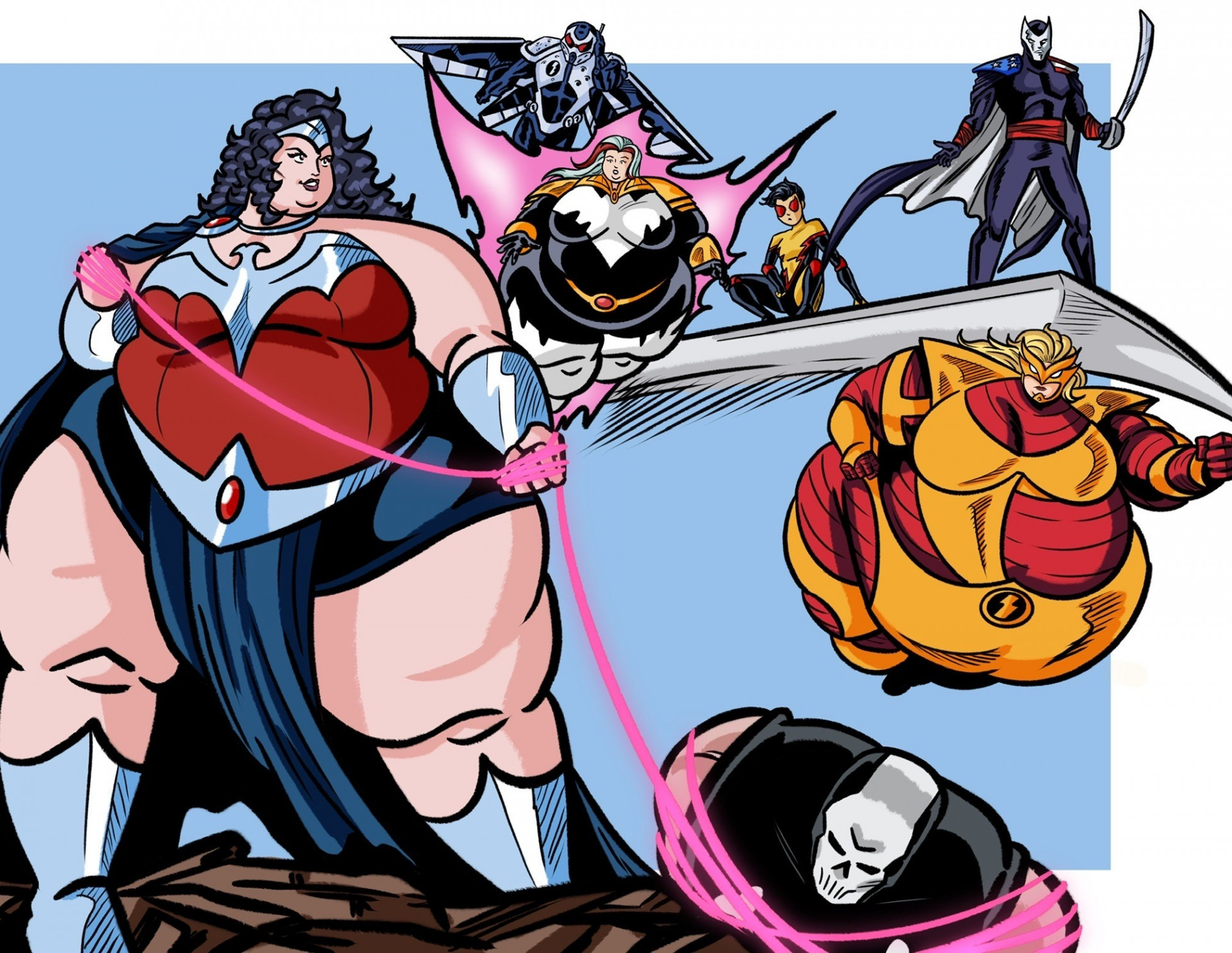 Чудо-Баба, Певчая Пташка и Лунный Камень - встреча с Всполохом