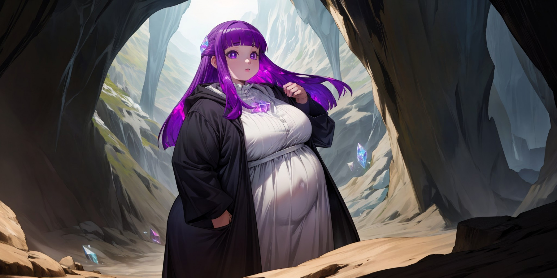 Ферн - пышка в пещере