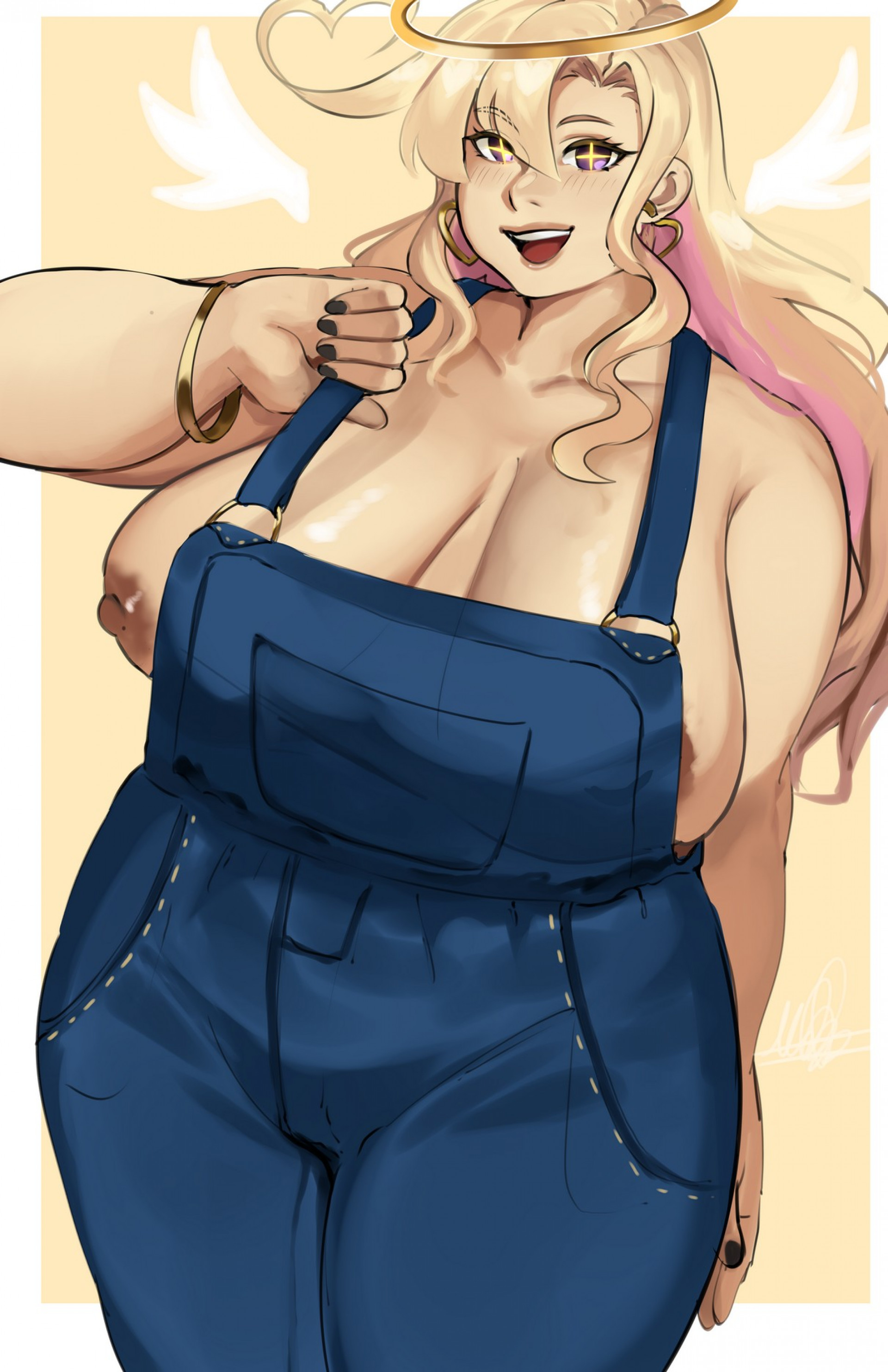 Джинса на голое тело