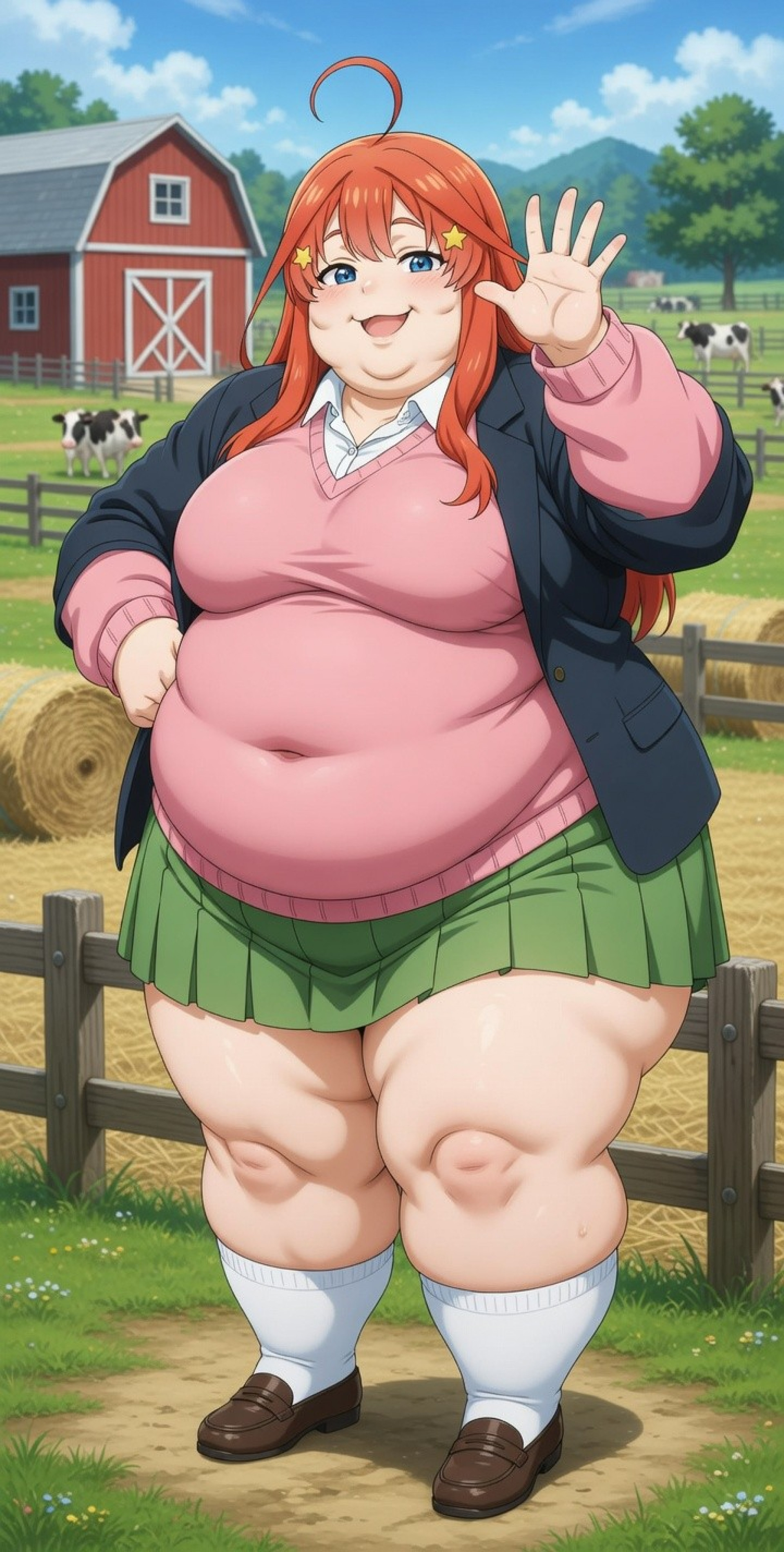 Ицуки на ферме