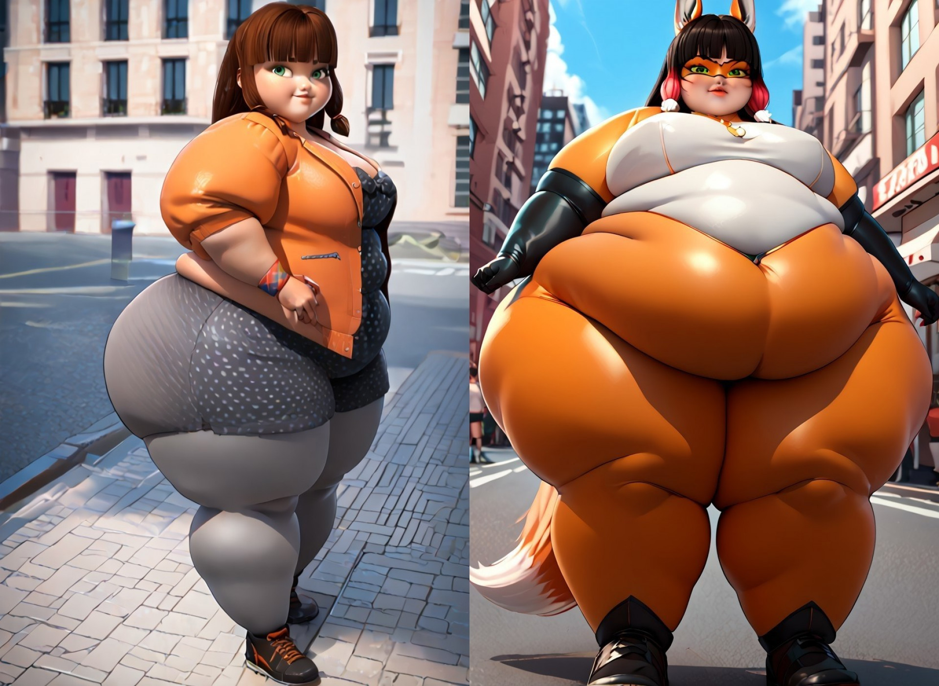 Лила и ее амплуа на улицах Парижа