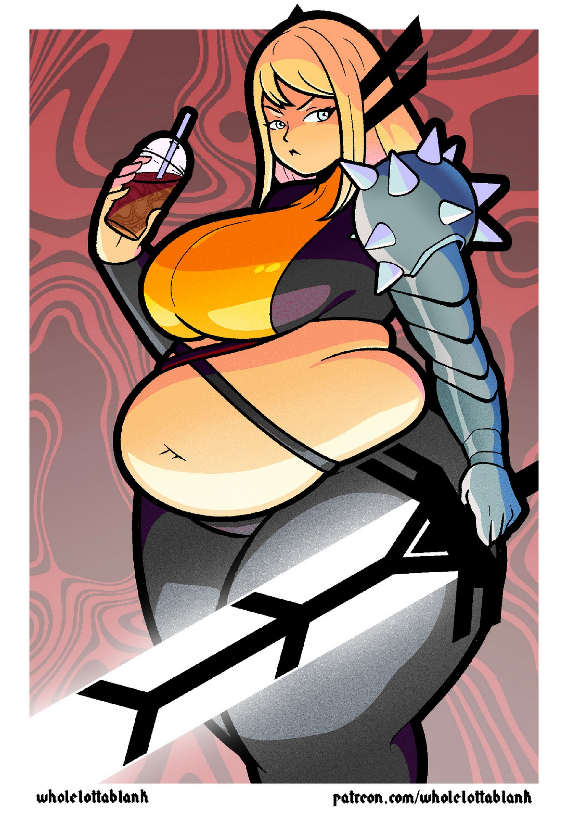 С коктейлем