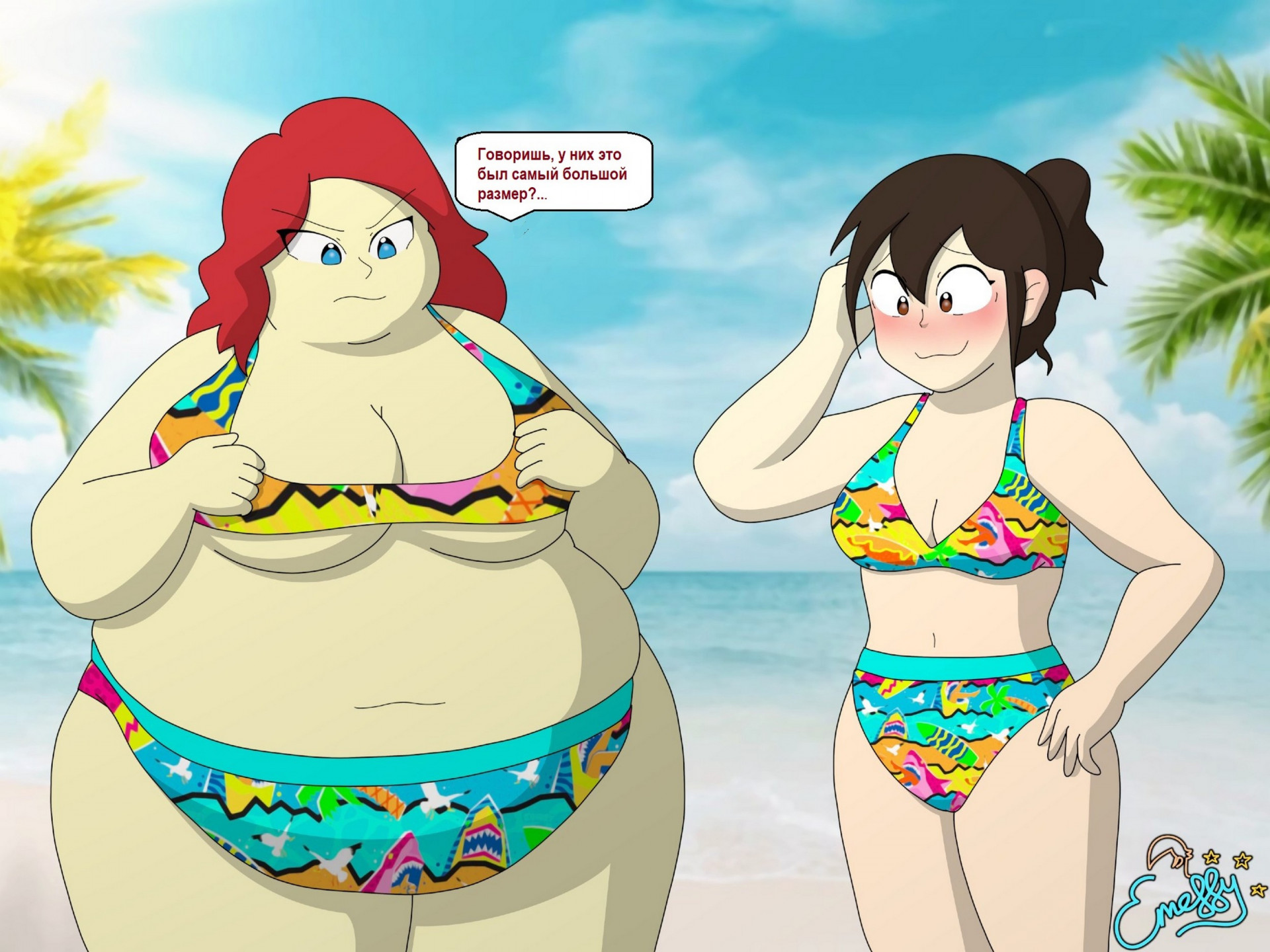 Нат, Хейли и модные купальники