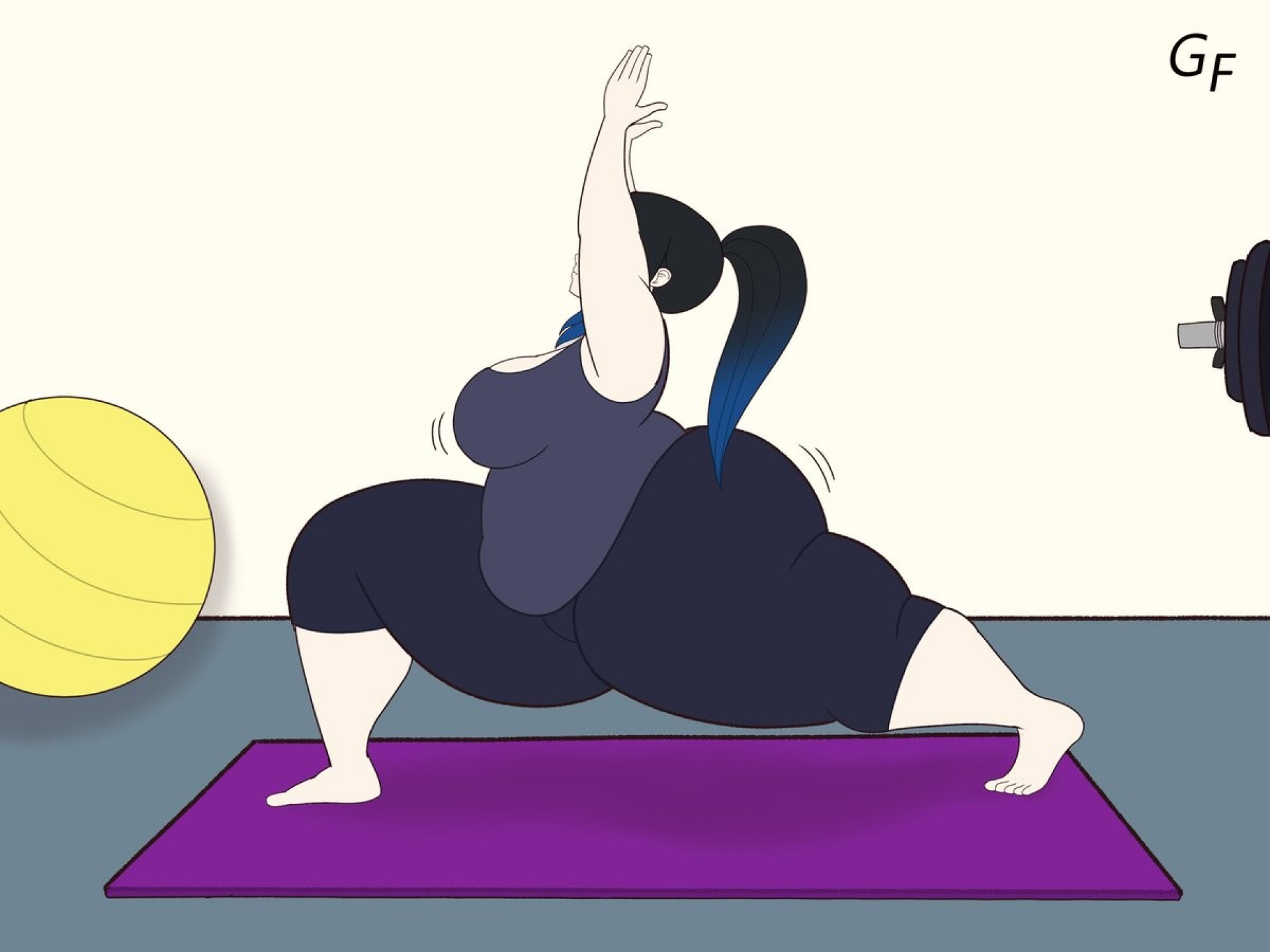 Виолет и йога