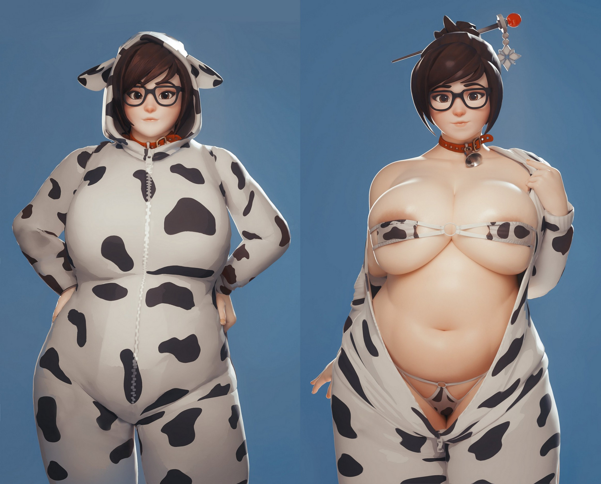 Мей и коровья пижамка