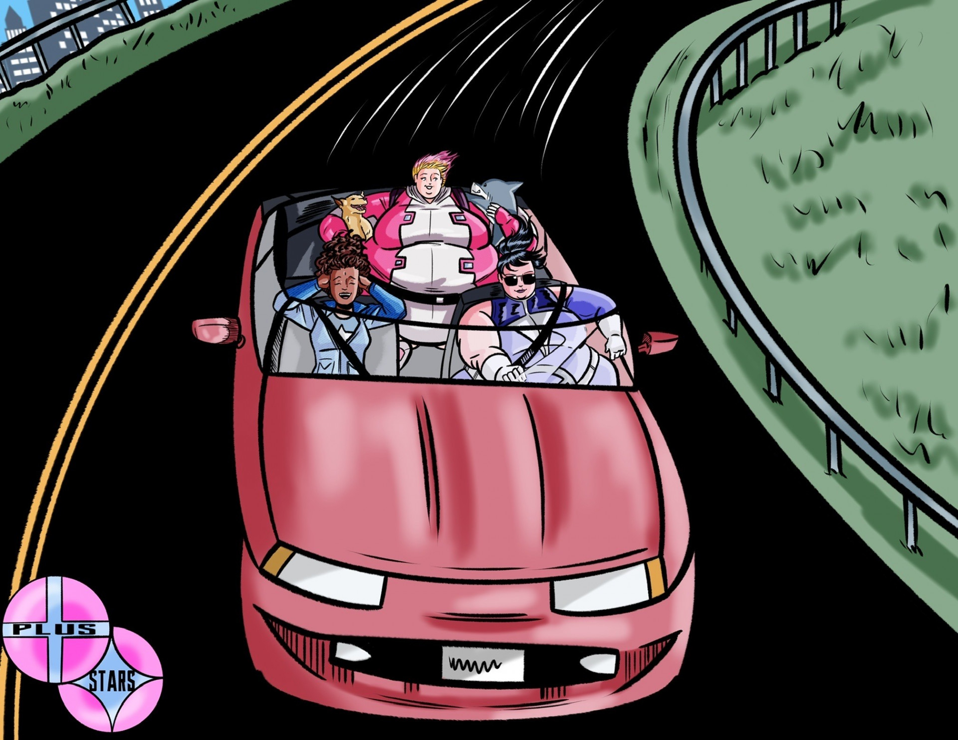 Гвенпул, Ястребоокая и мисс Америка - хайвеи западного побережья