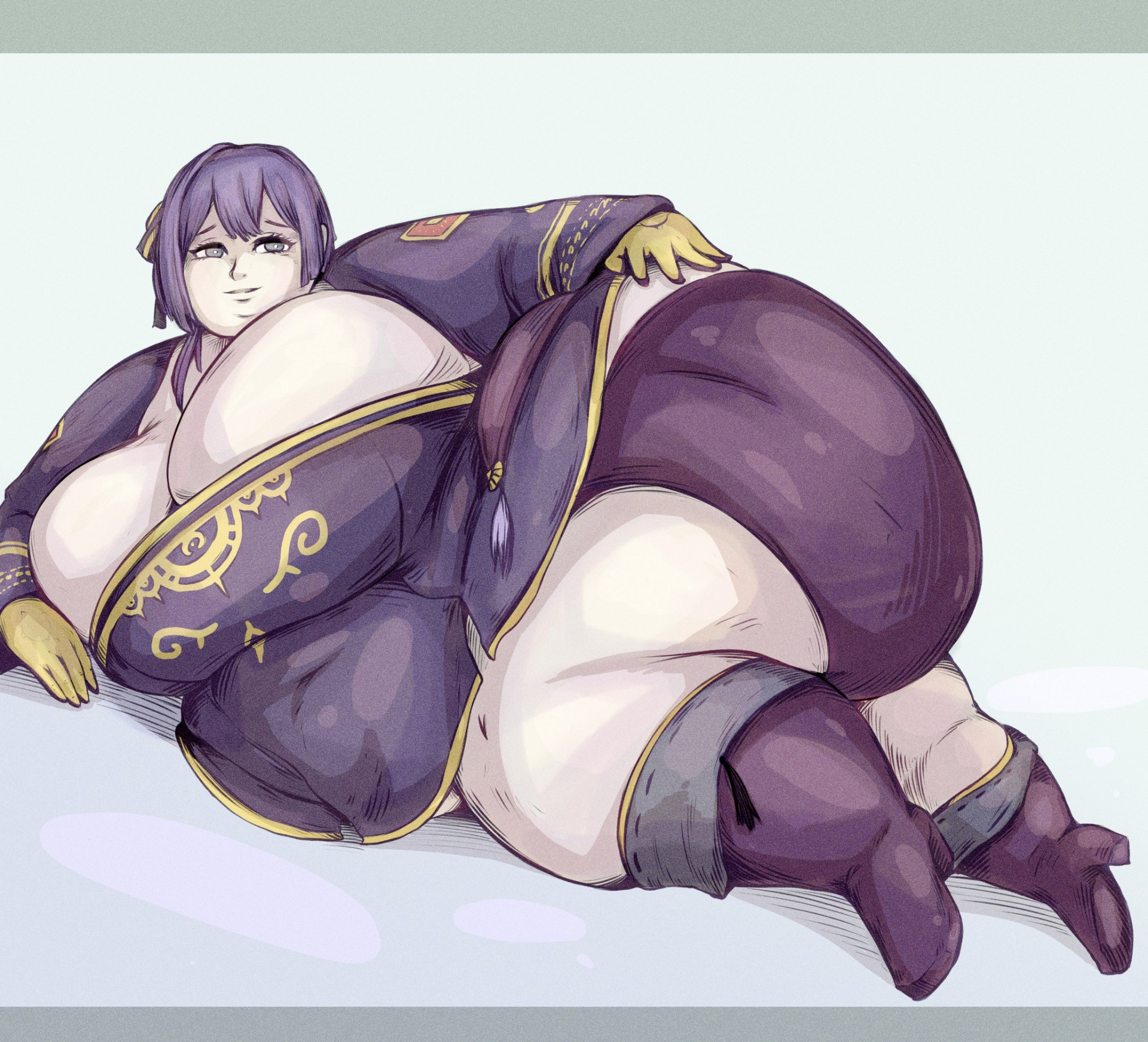 Бернадетта - позируя лежа