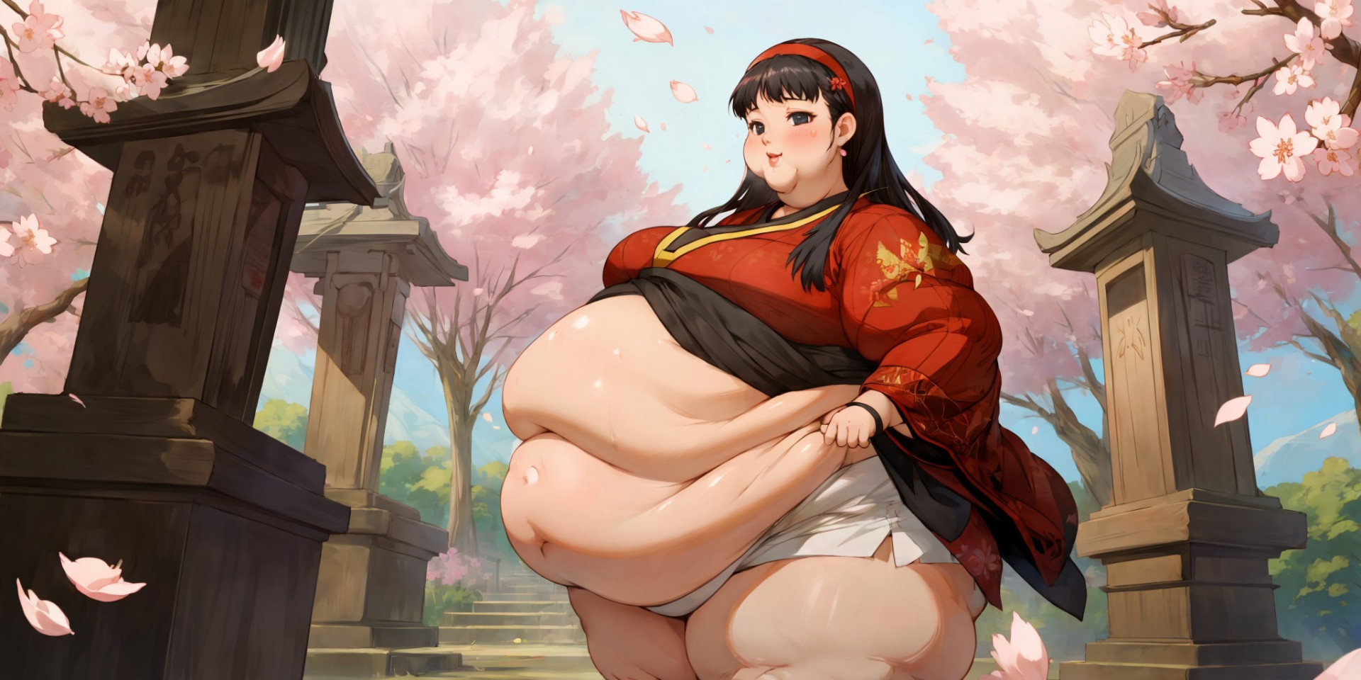 Юкико на памятной аллее