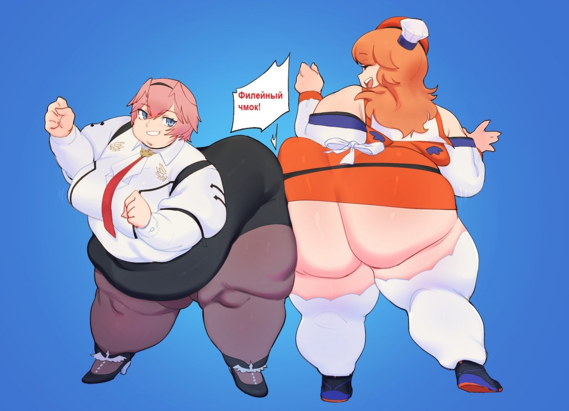 Кьяра и Луй - филейный чмок