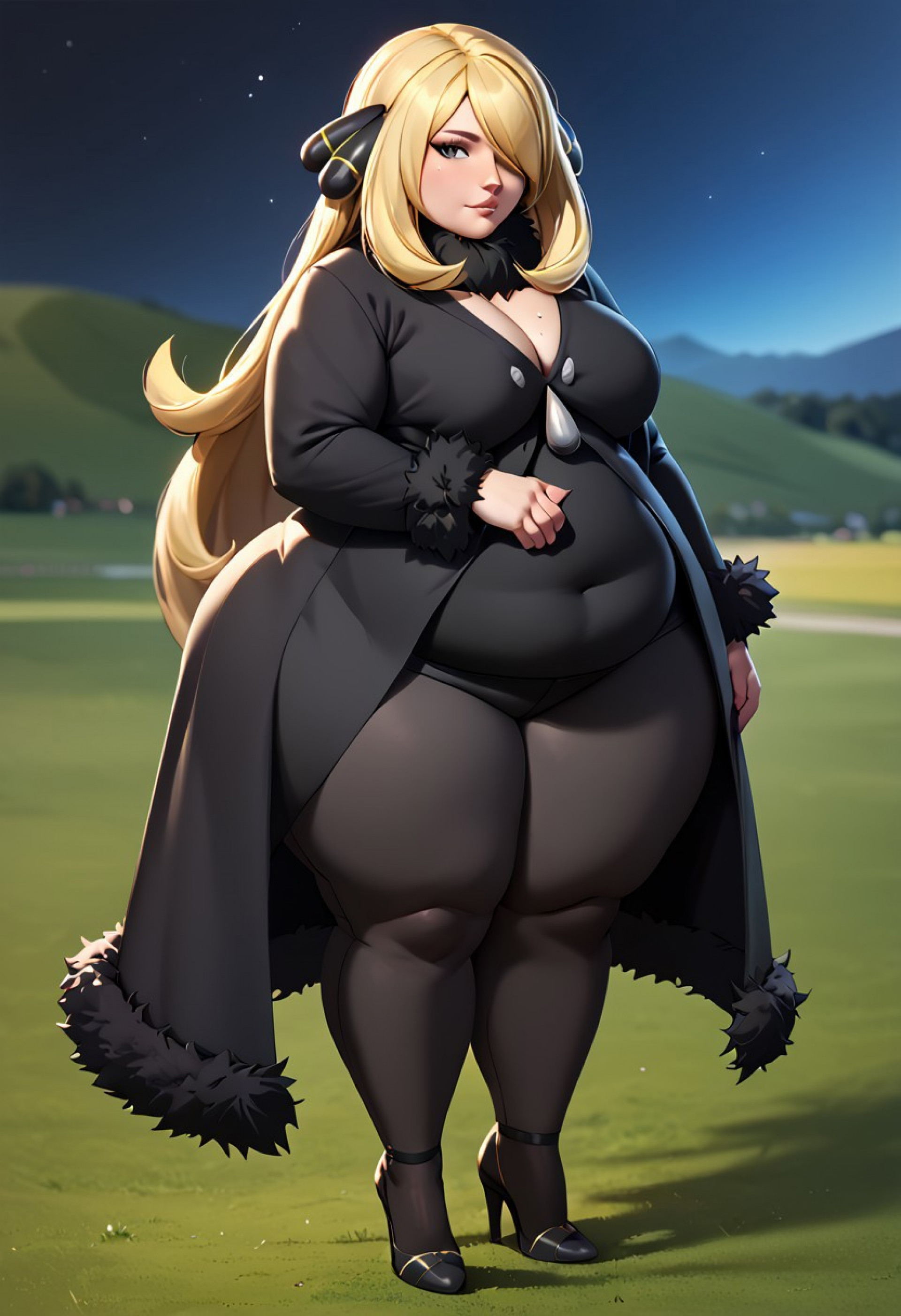 Синтия - ночью в поле