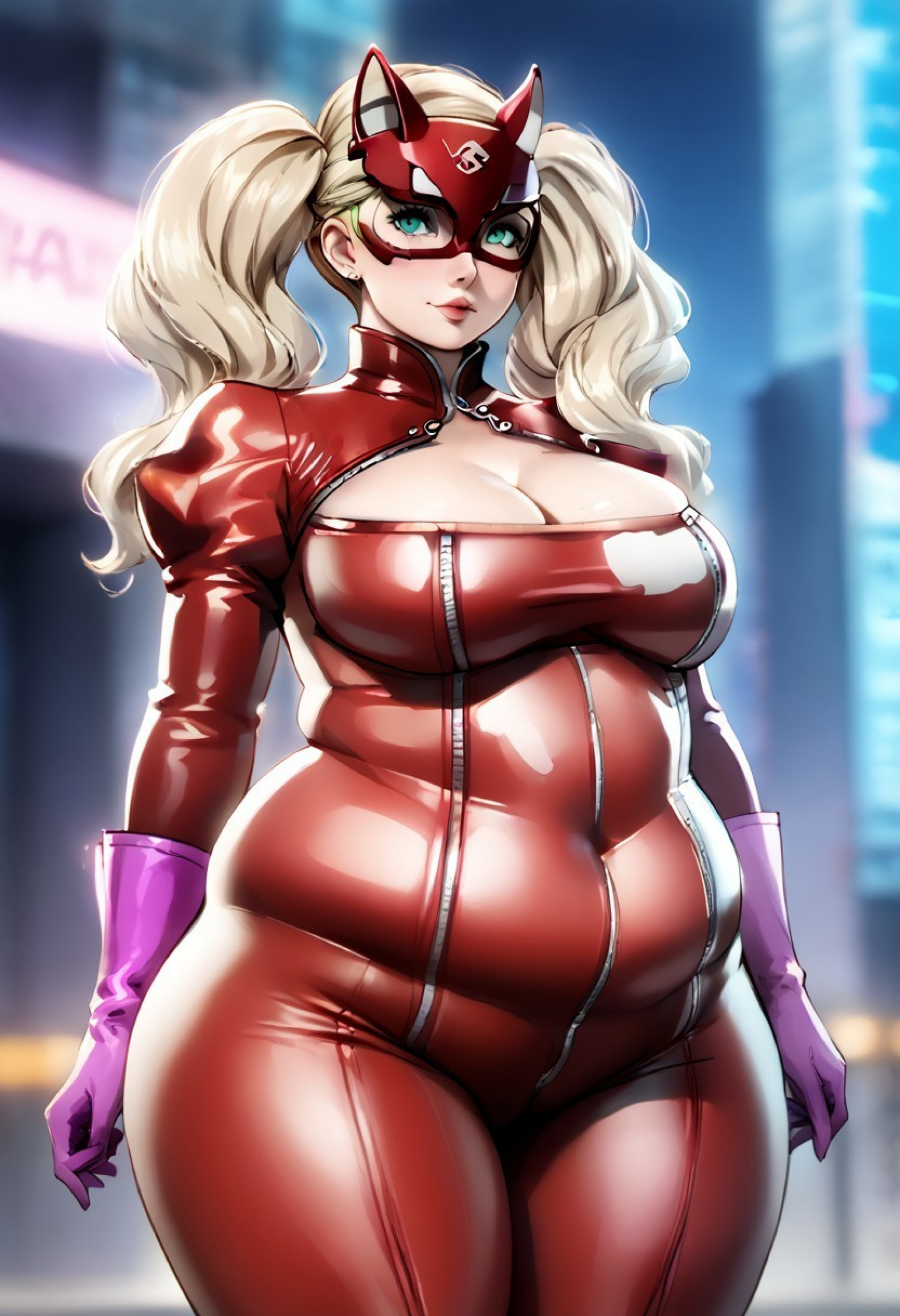 Анн на улице