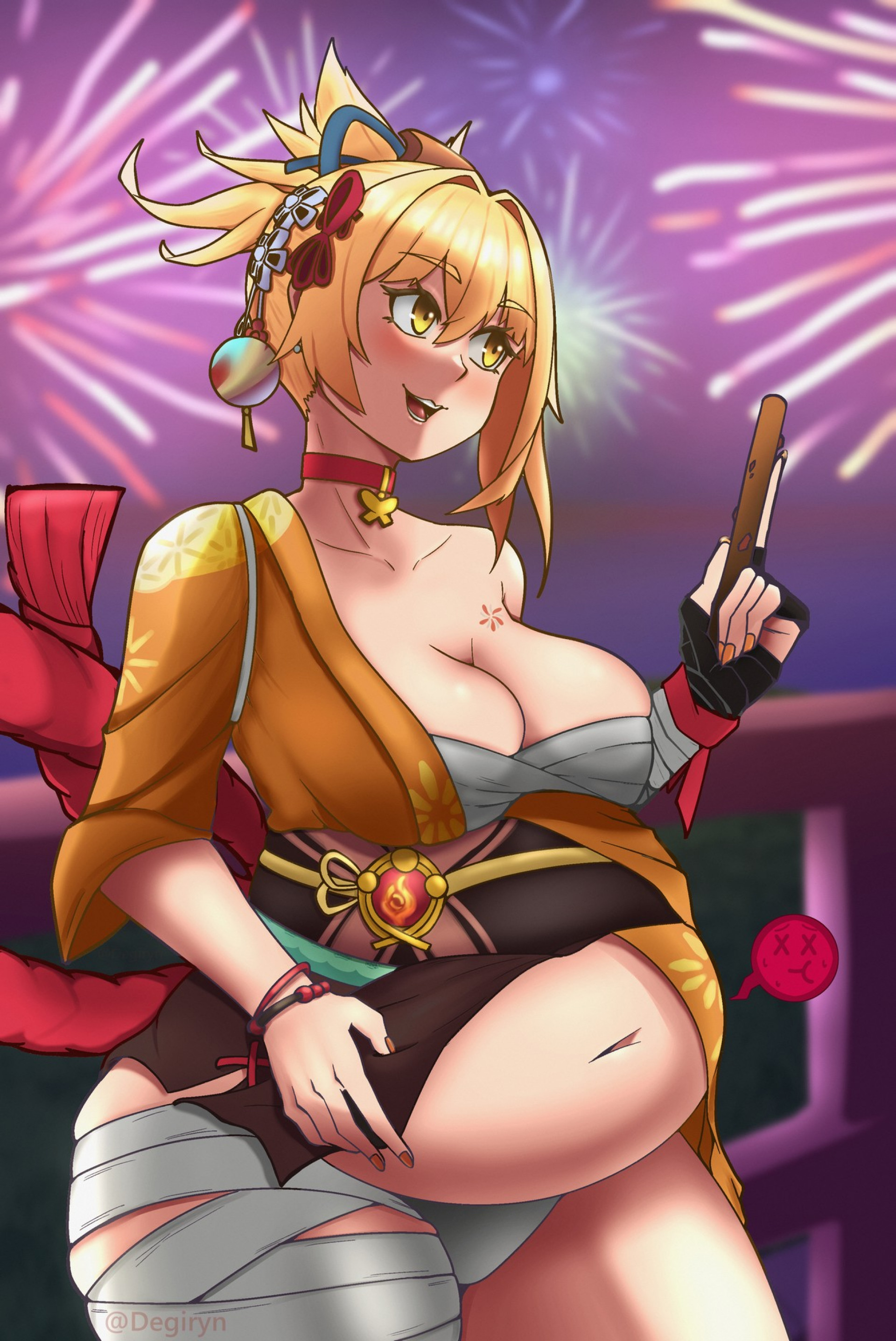 Йоймийя и фейерверк