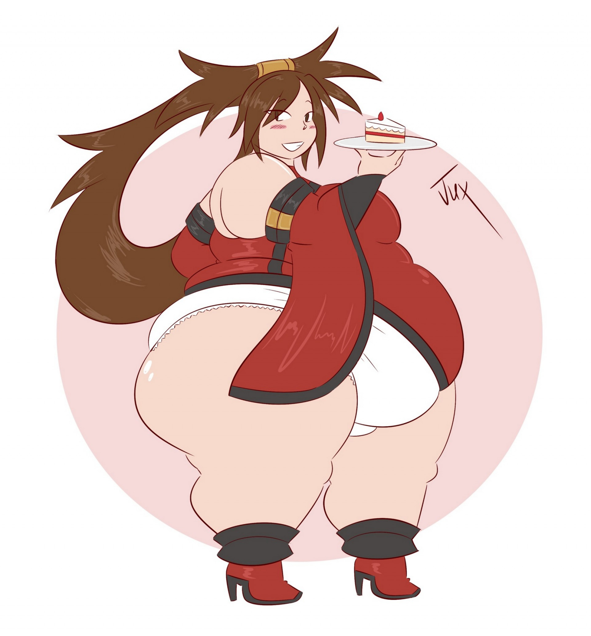 Джам и кусок тортика