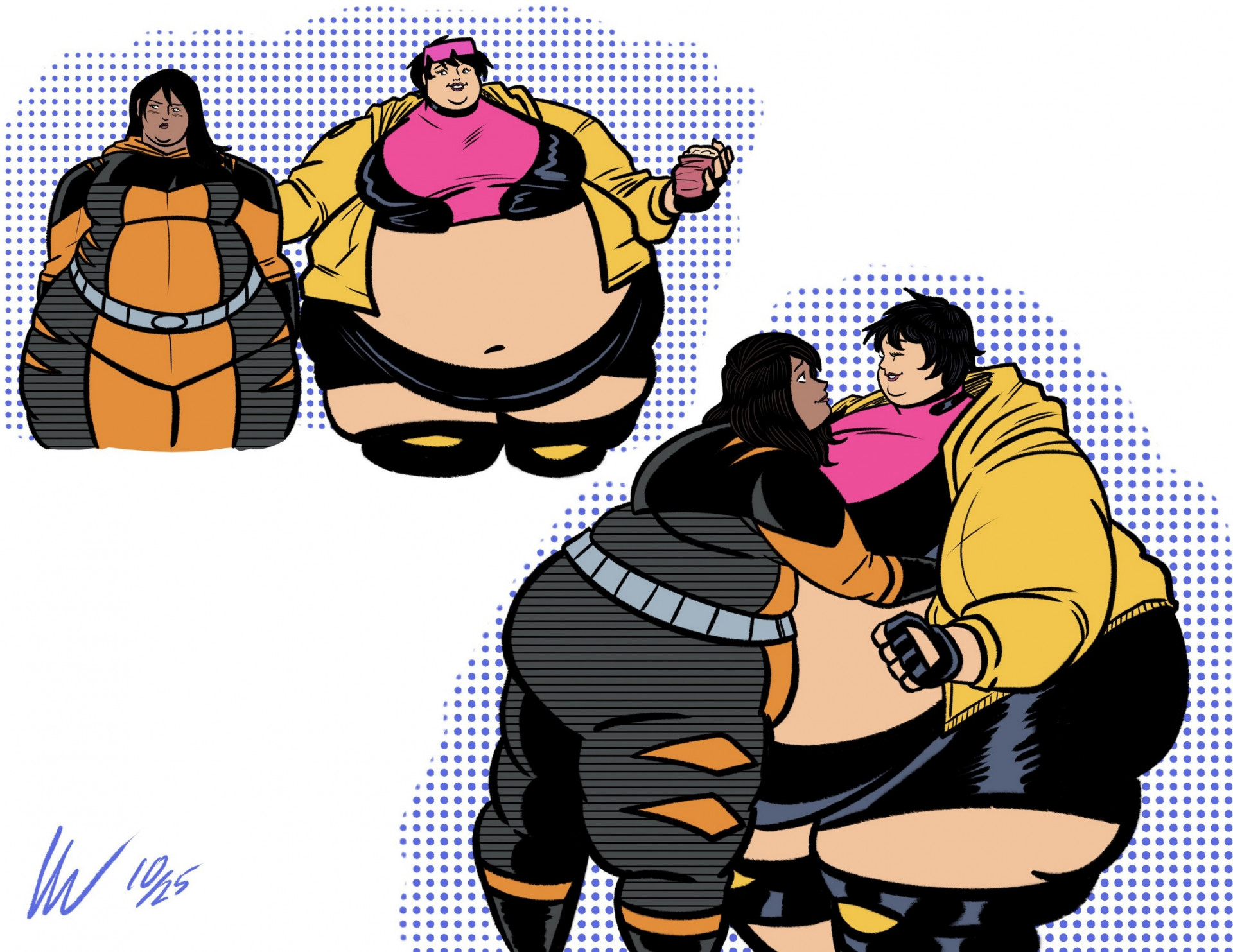 Джубили и Росомашка - прогулки