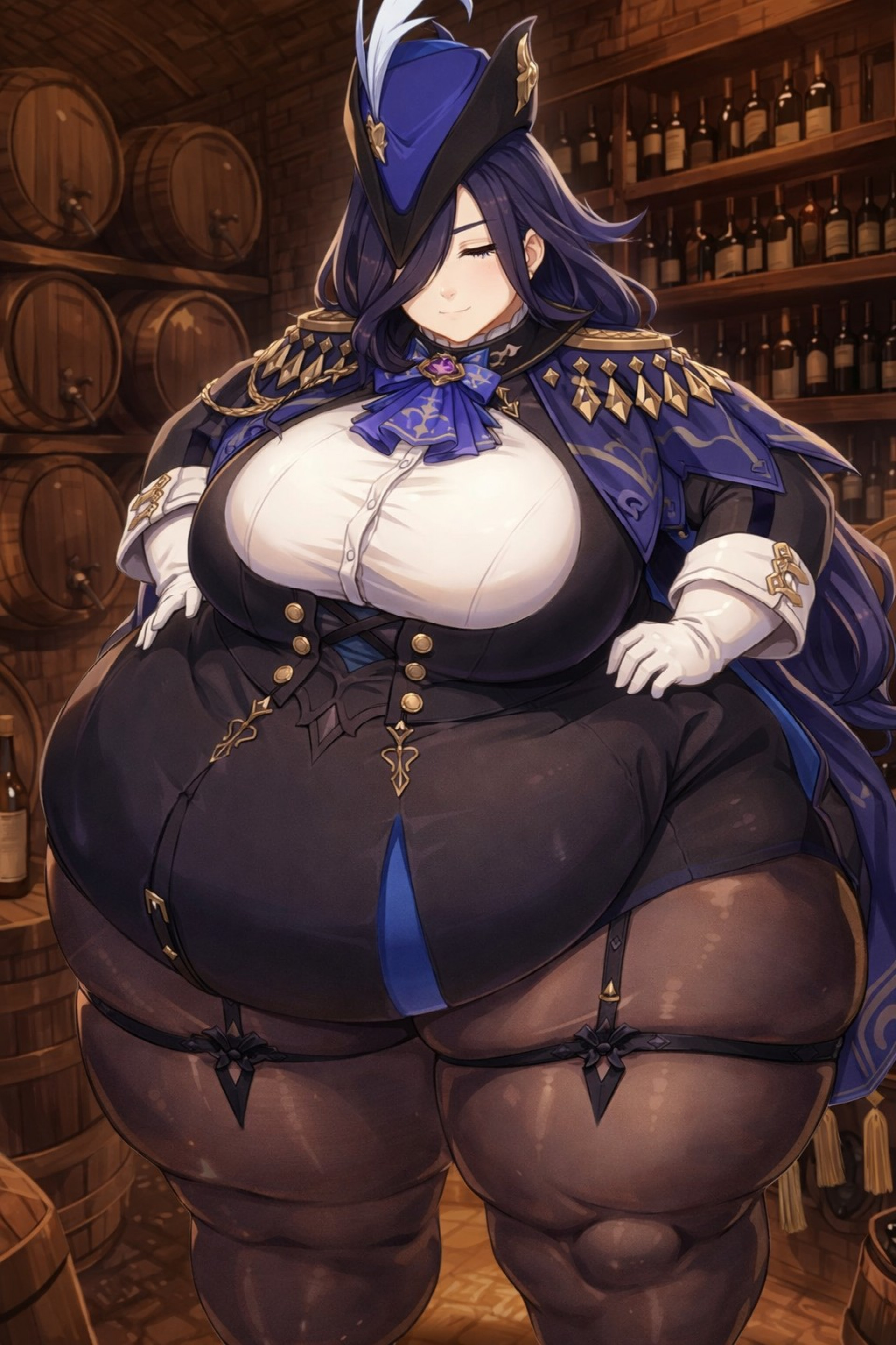 Клоринда в винном погребке