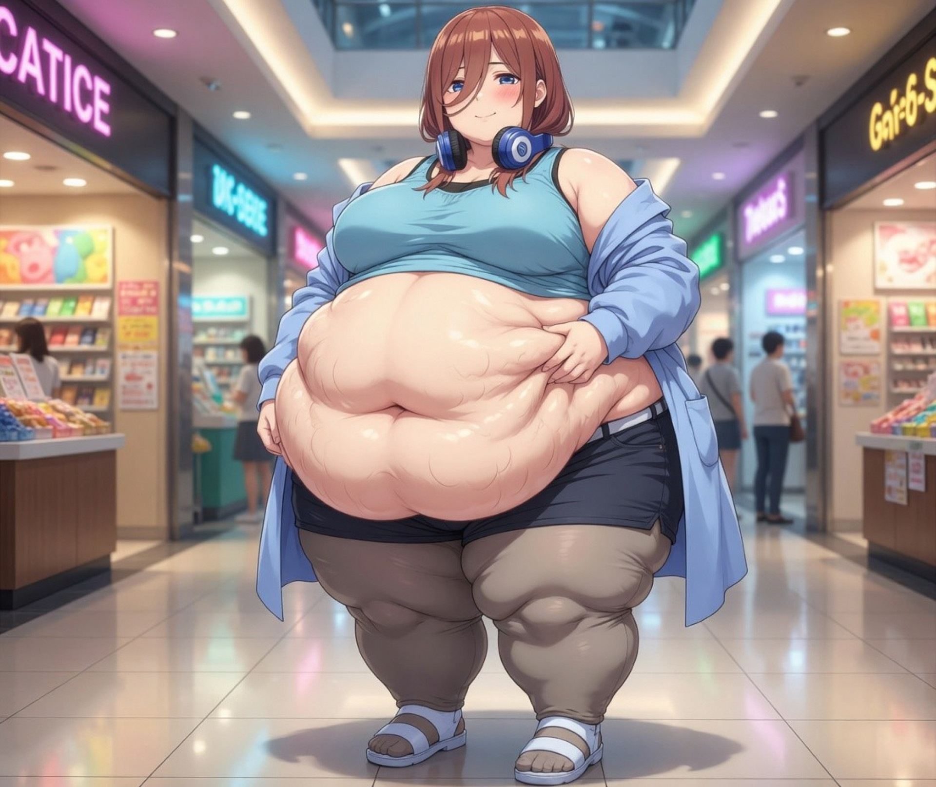 Мику в гипермаркете