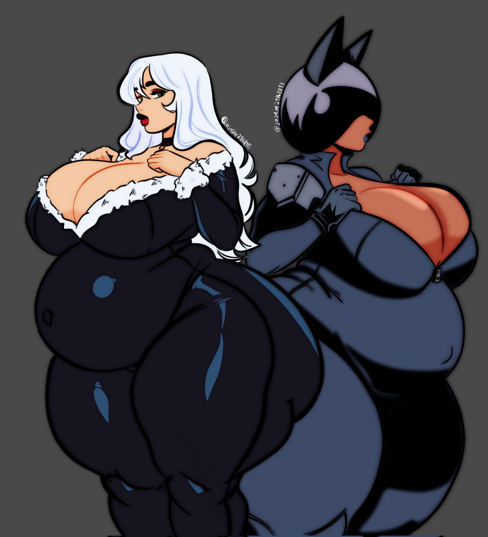 Черная Кошка и Женщина-Кошка - котокроссовер