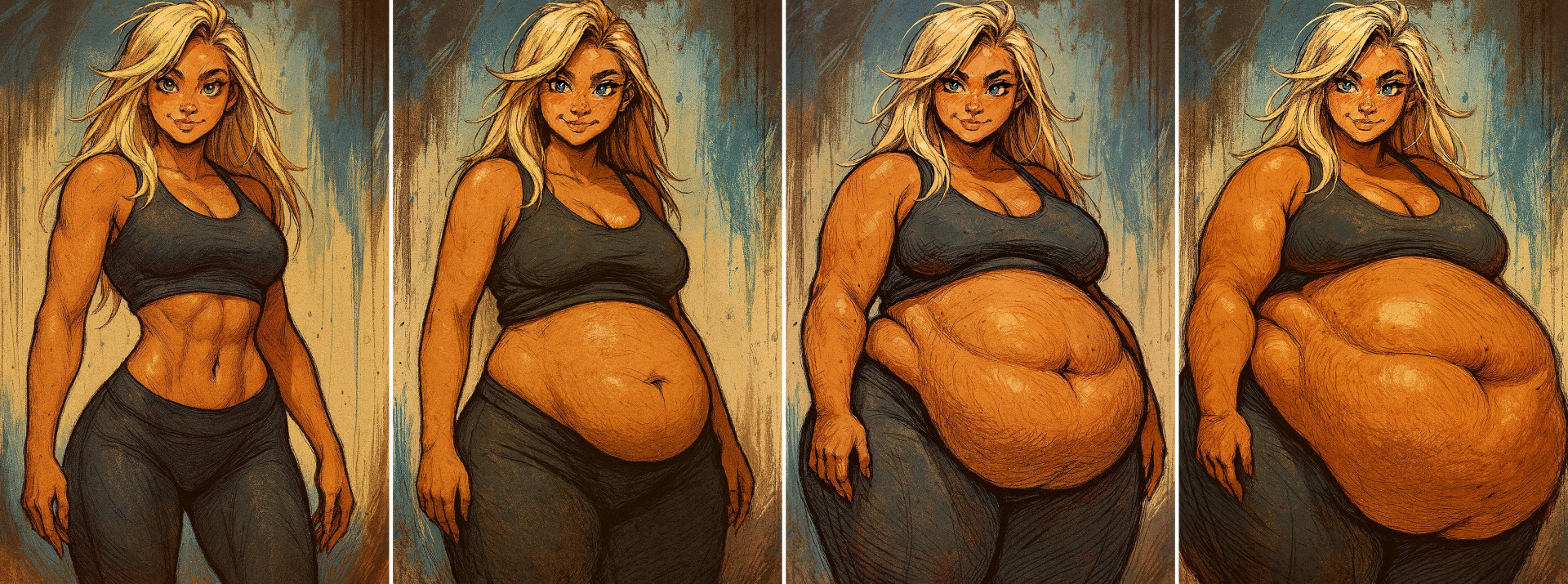 Некогда спортивная барышня