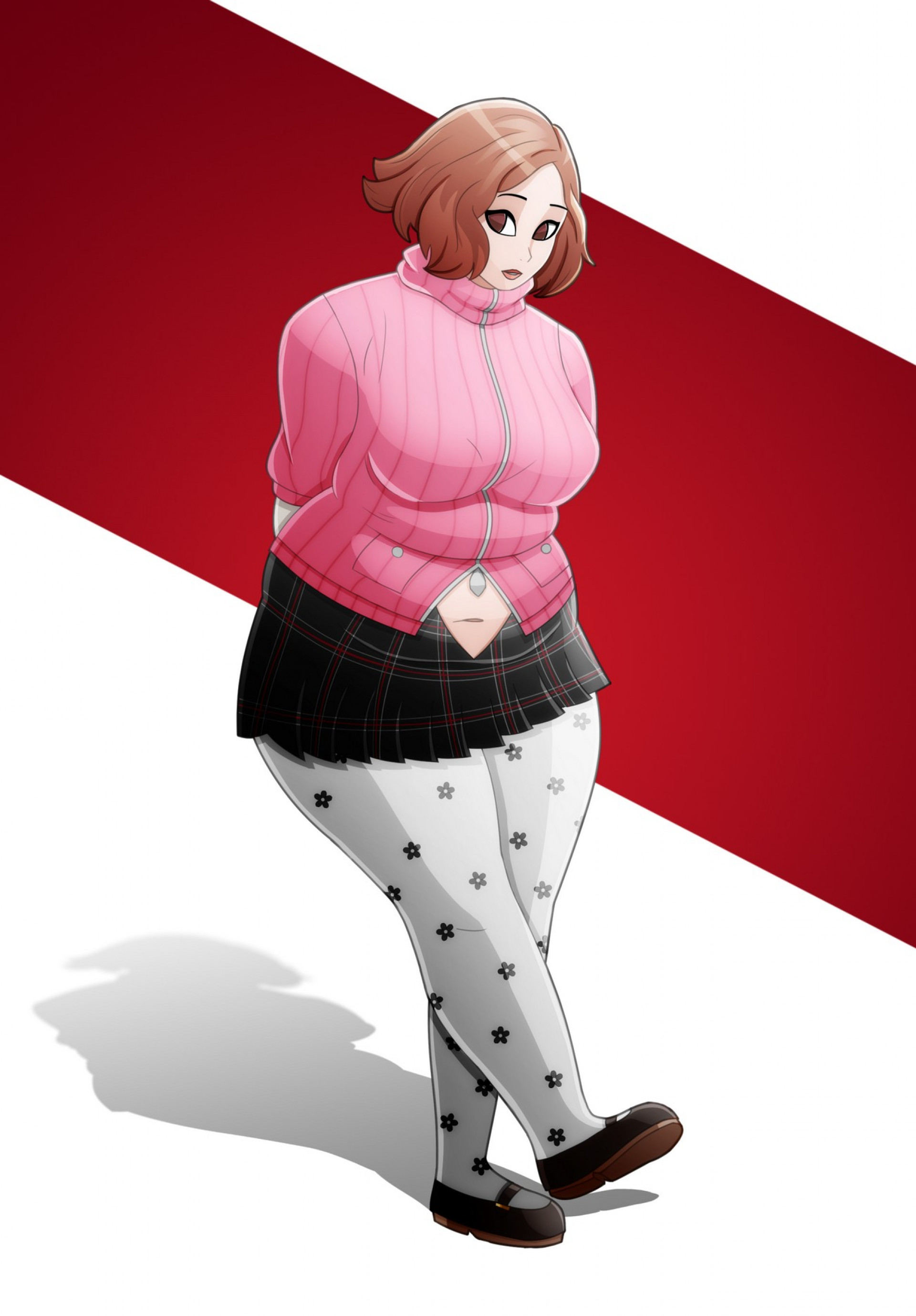 Хару - животик выглядывает