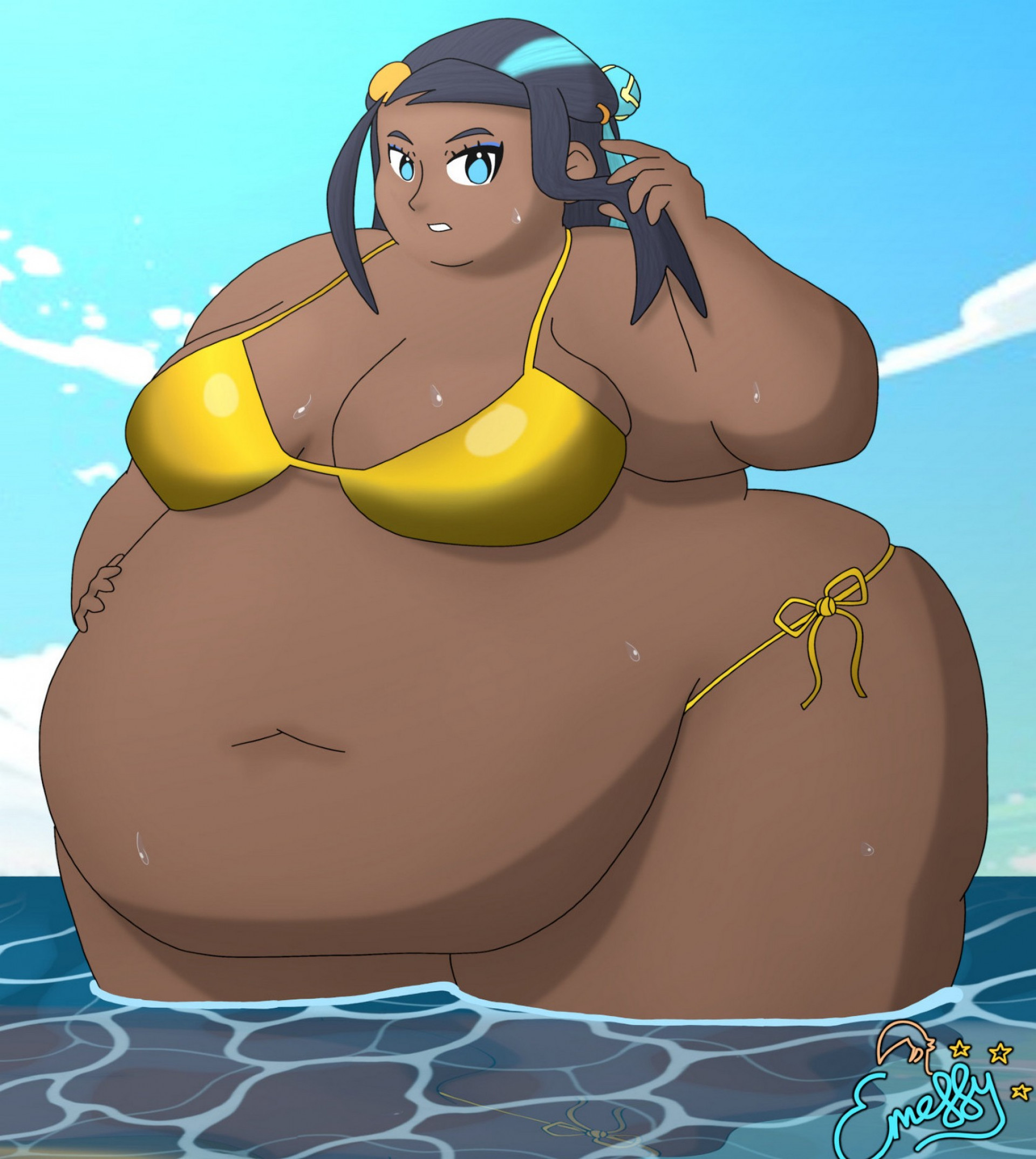 Несса - готова плюхнуться