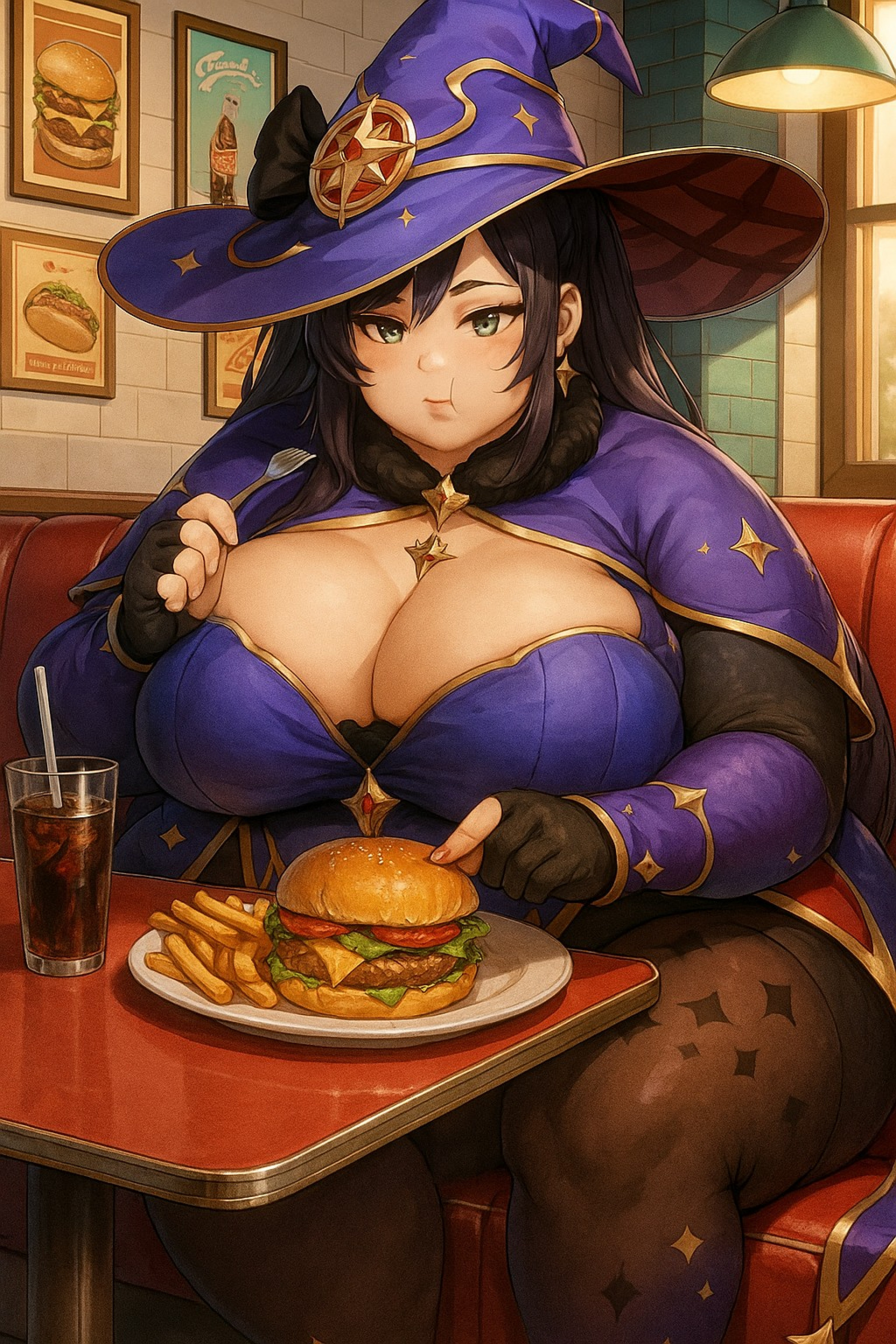 Мона и бургер