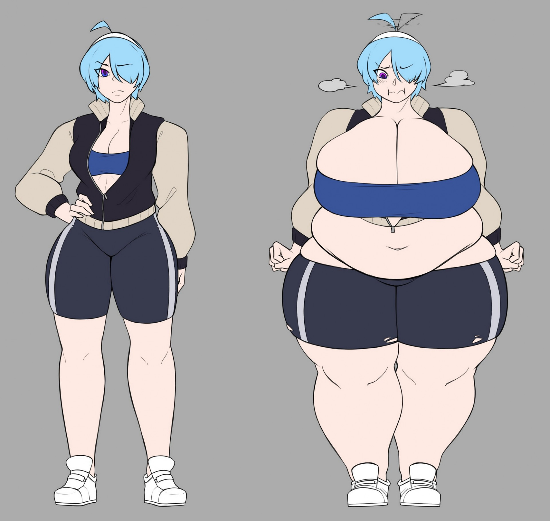 Клэр - до и после