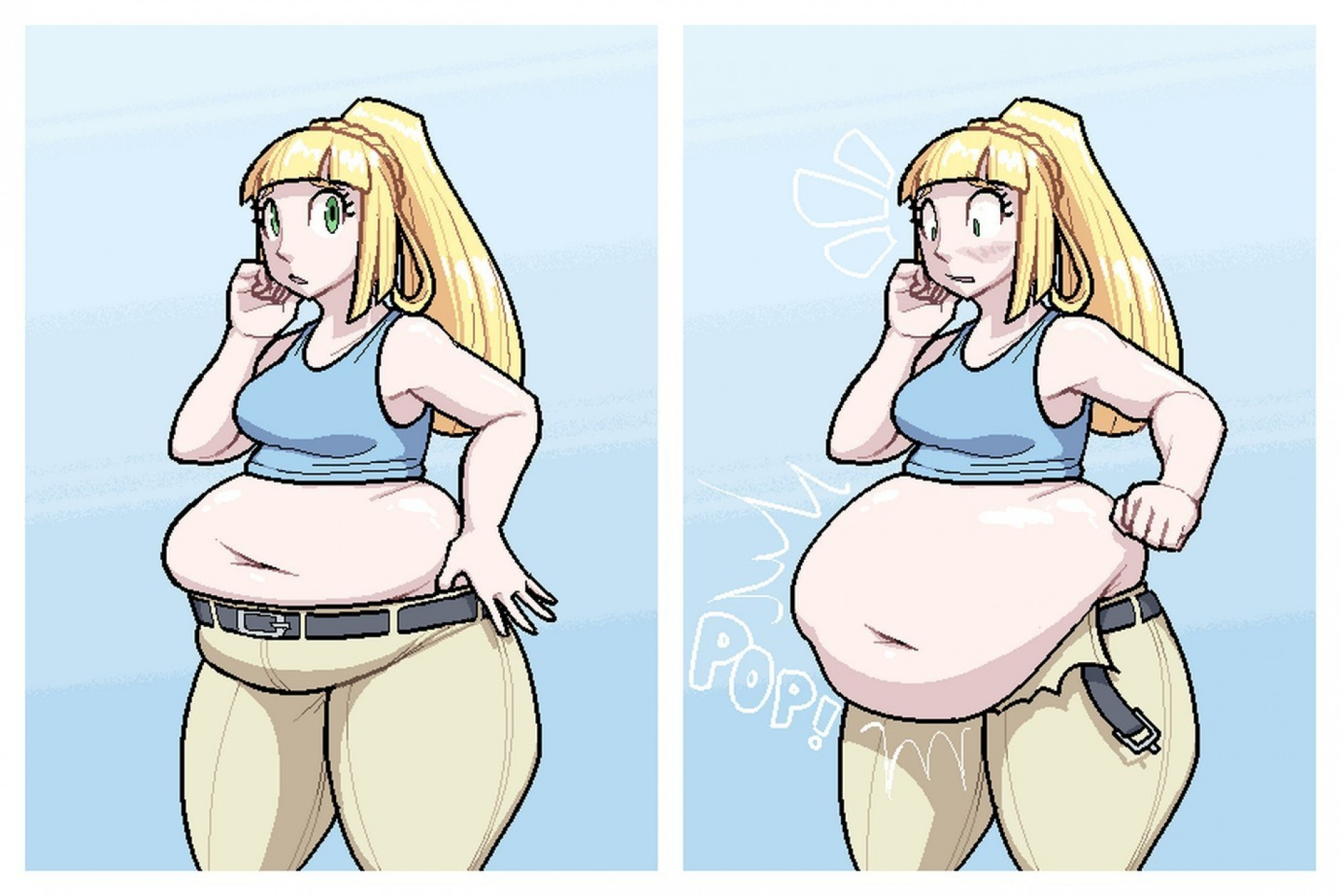 Лилли - животик вываливается наружу