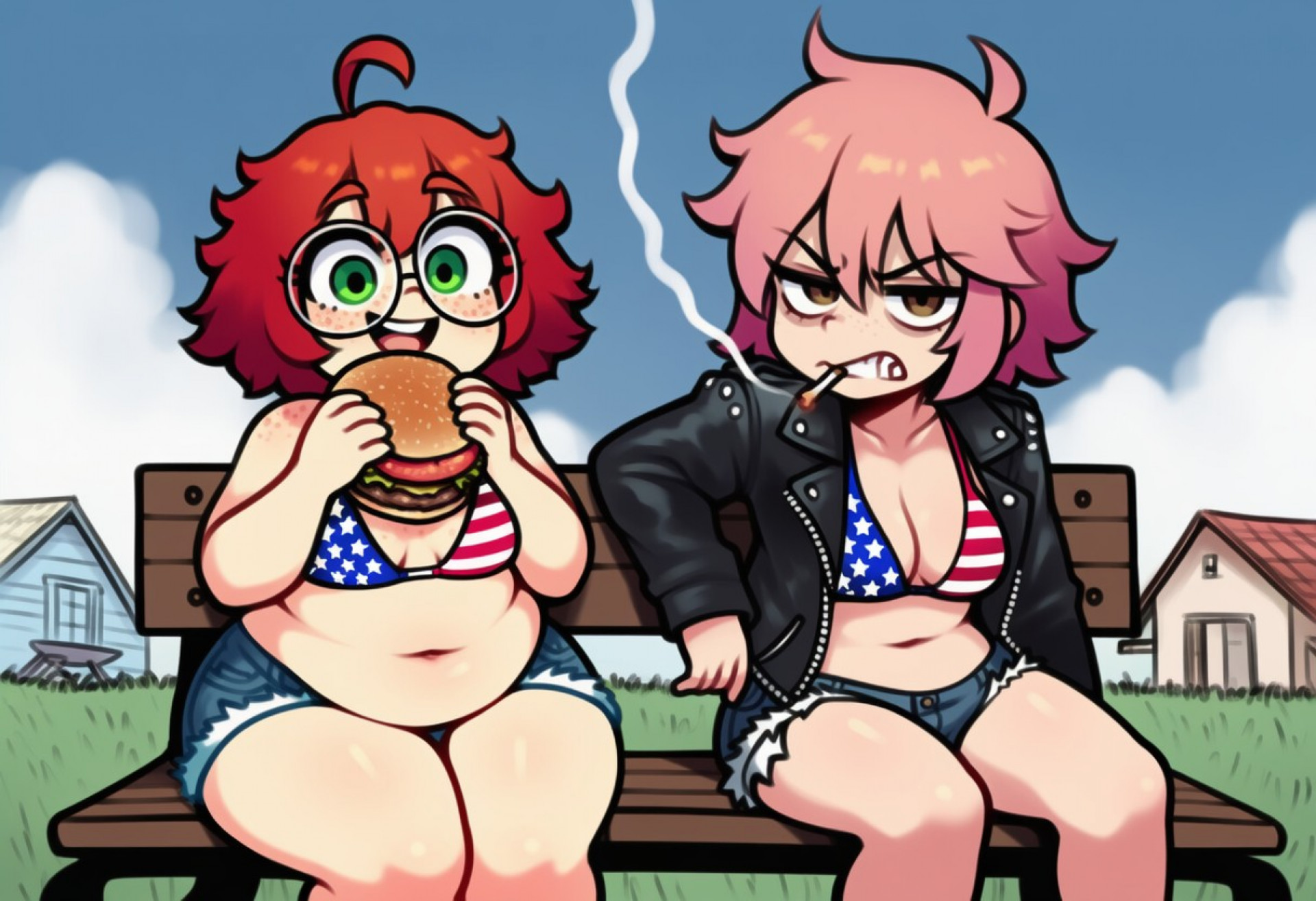 Амбер и Ро - четвертое июля