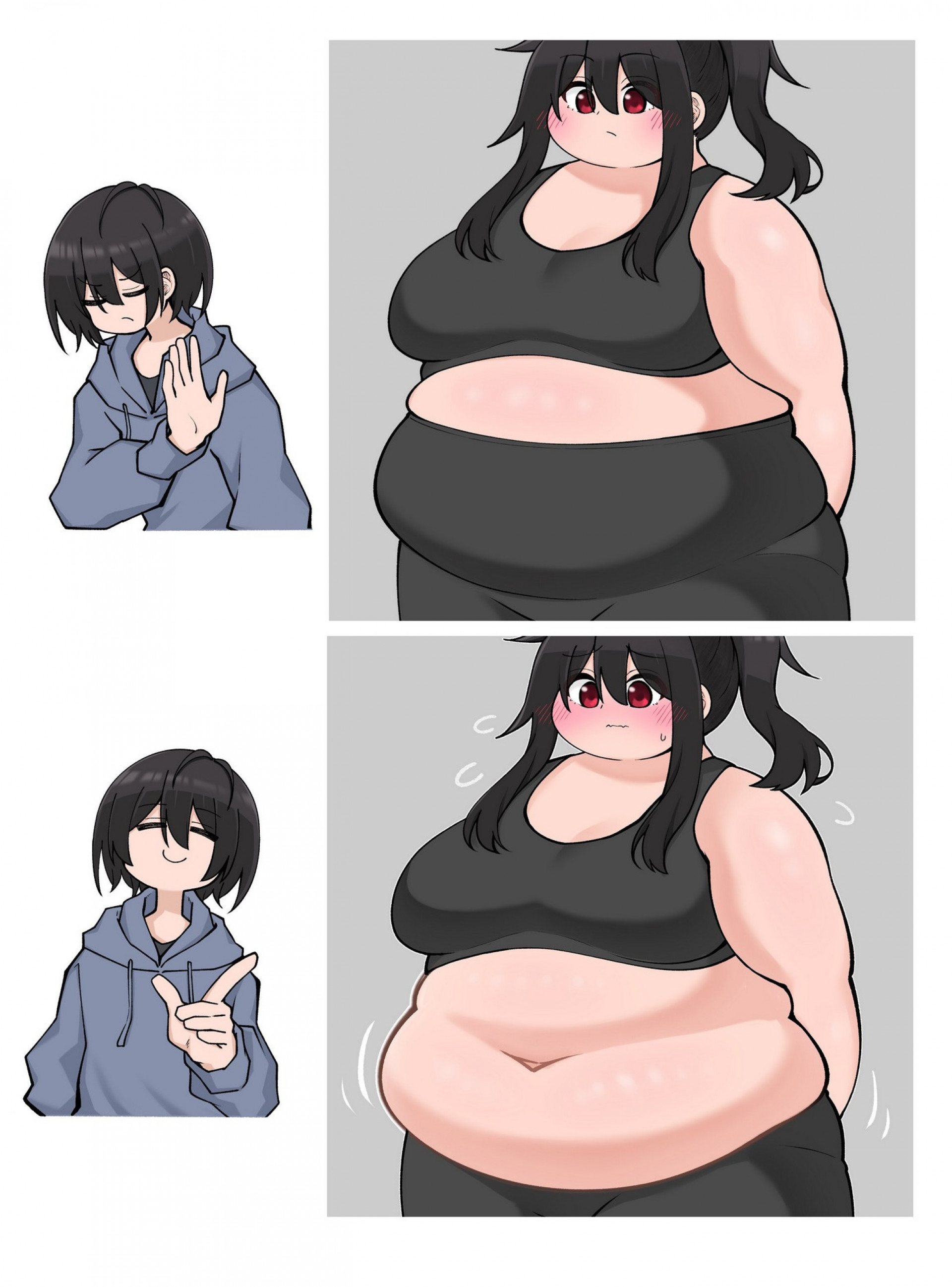 Зачем прятать пузико?..