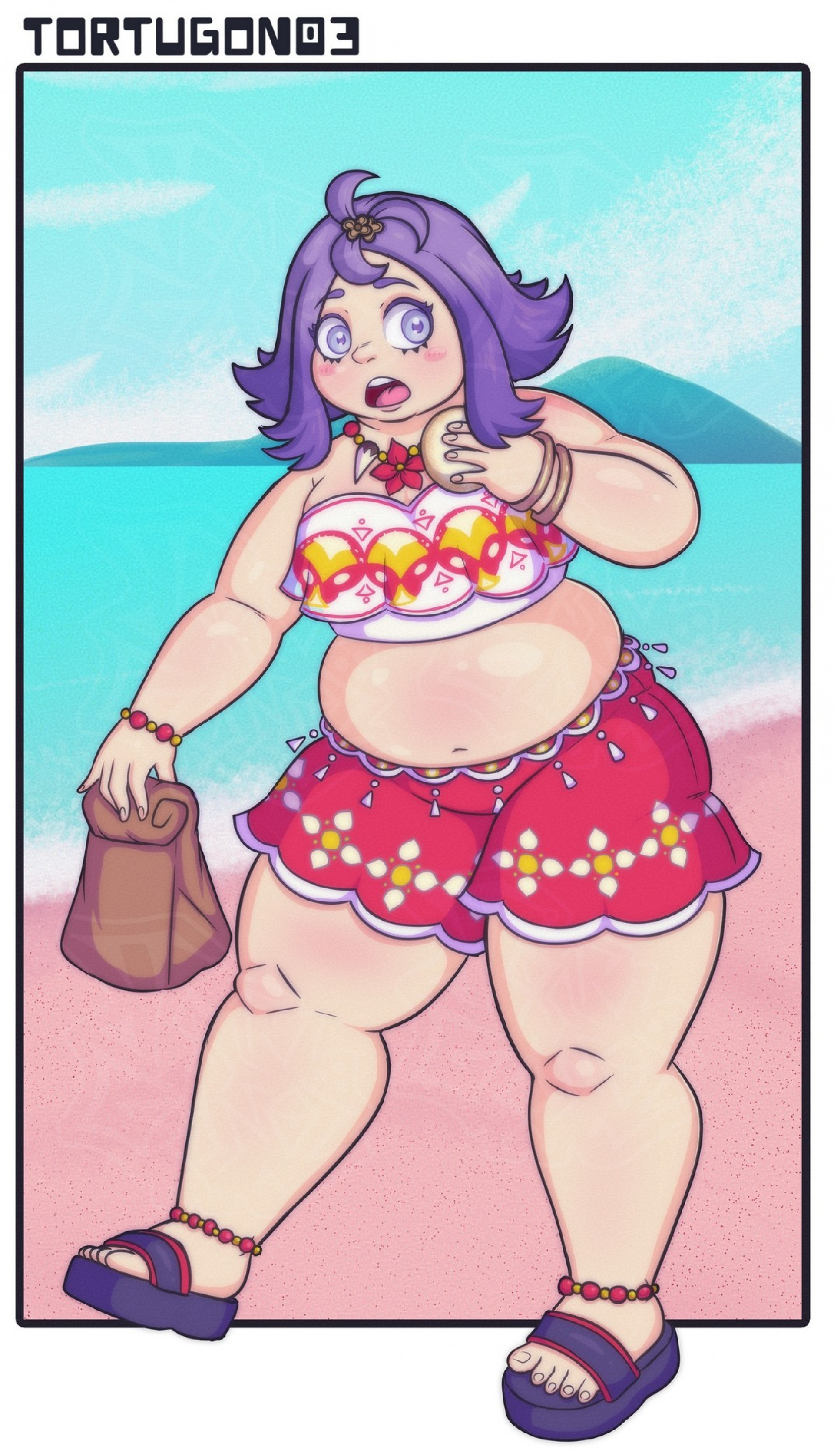 Асерола - с бургерами на пляжу