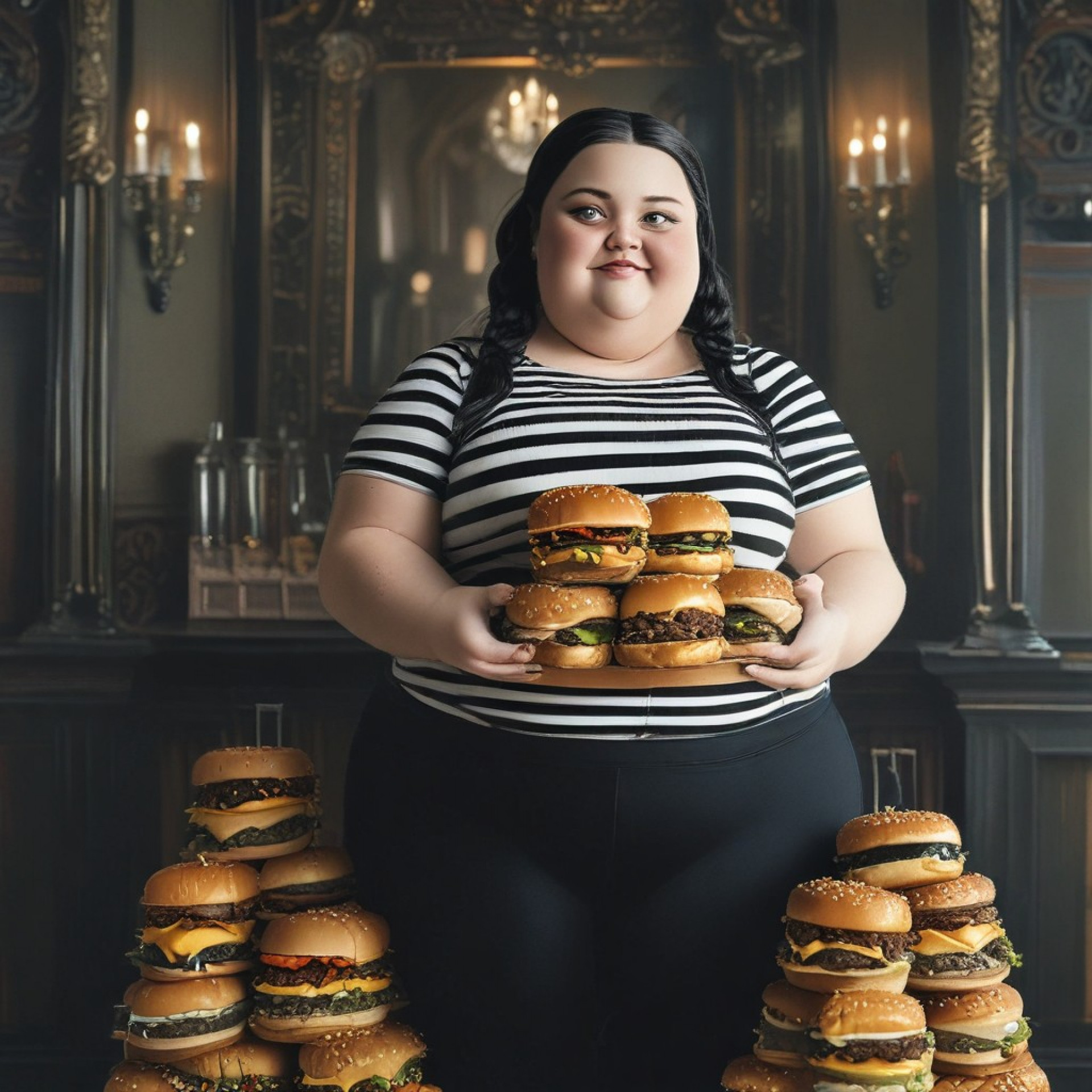 Венсдей - берет пример с братика