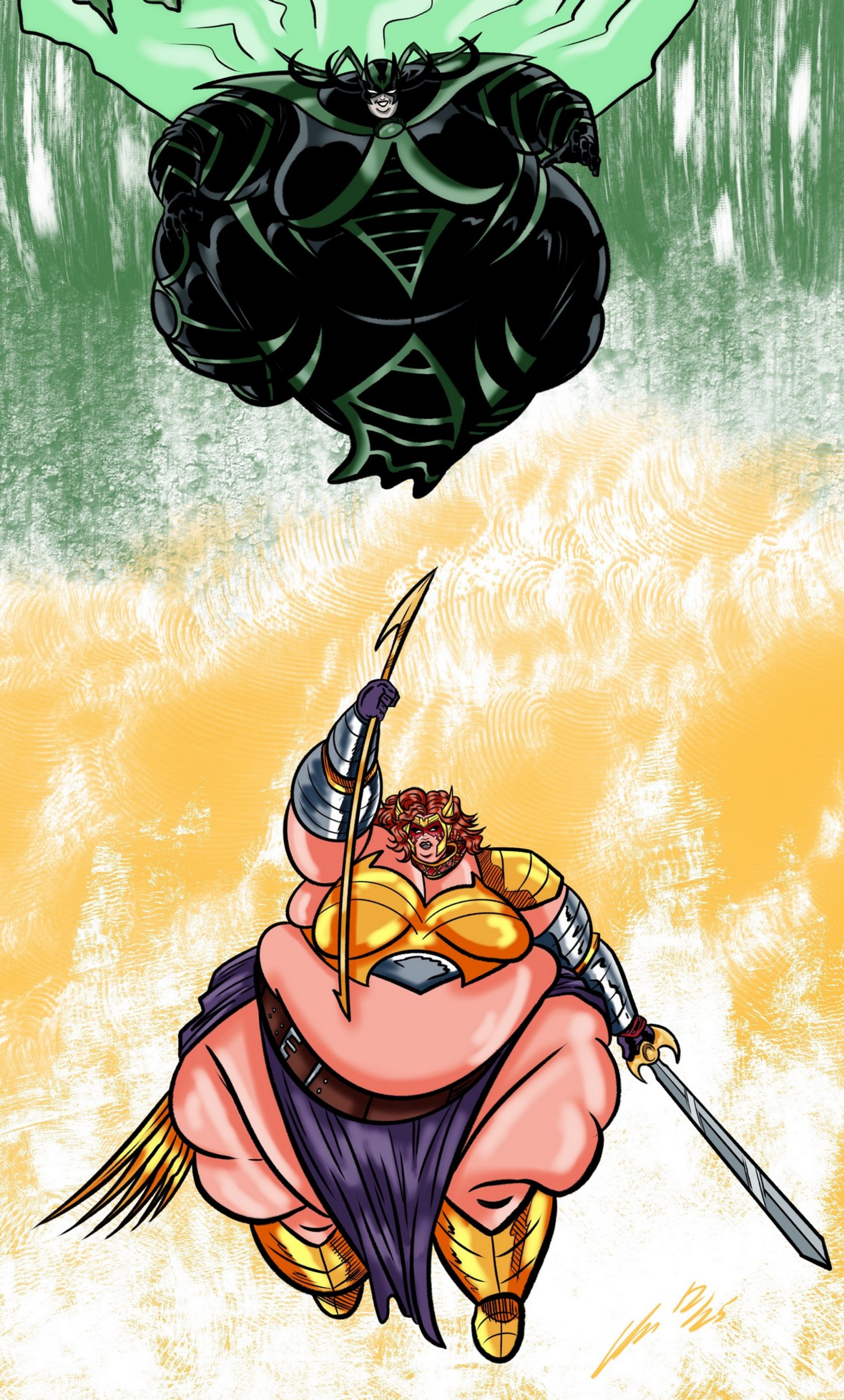 Хела и Ангела - их упитанные божественности