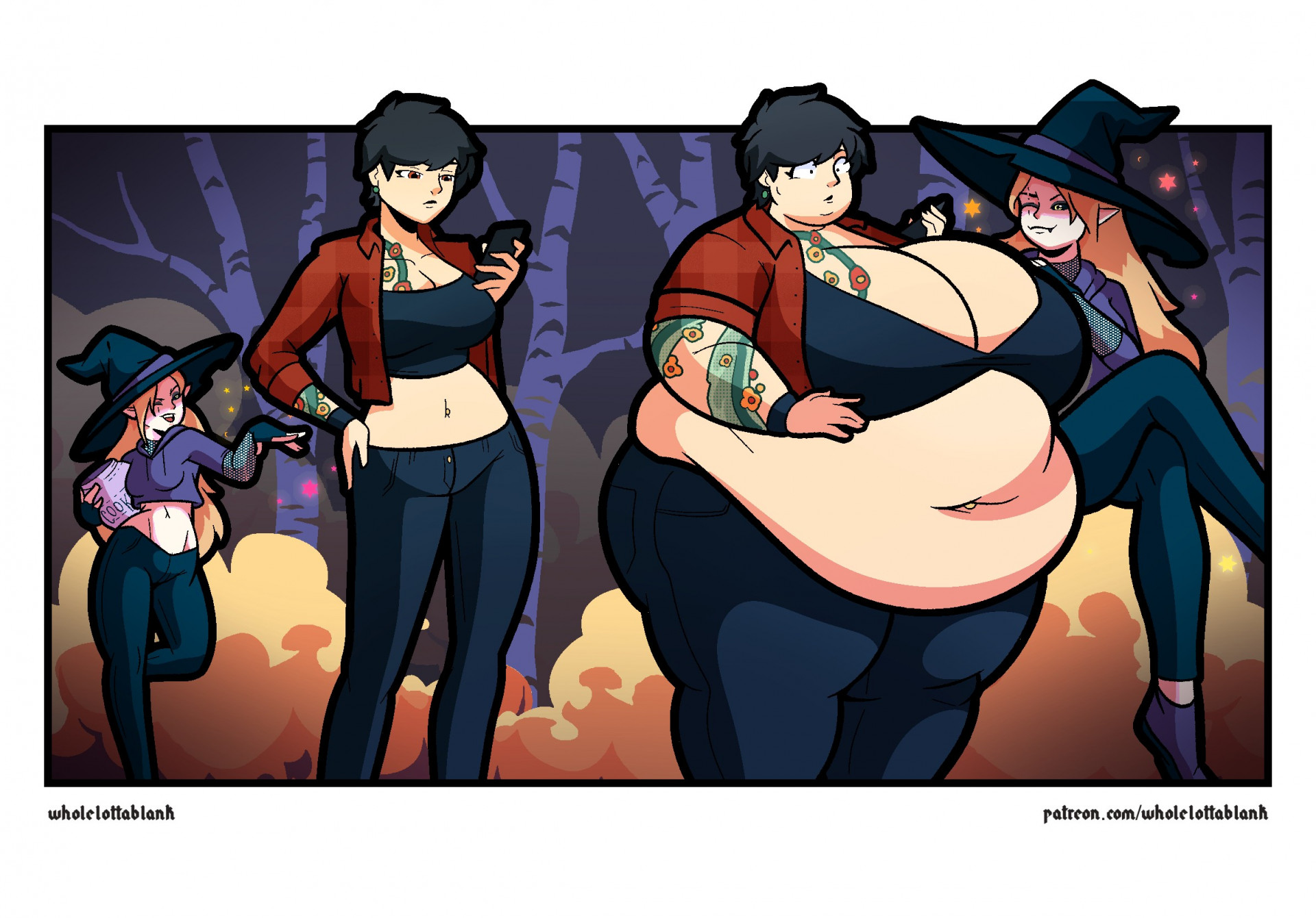 Стрига и Хлоя - толстеешь по щелчку