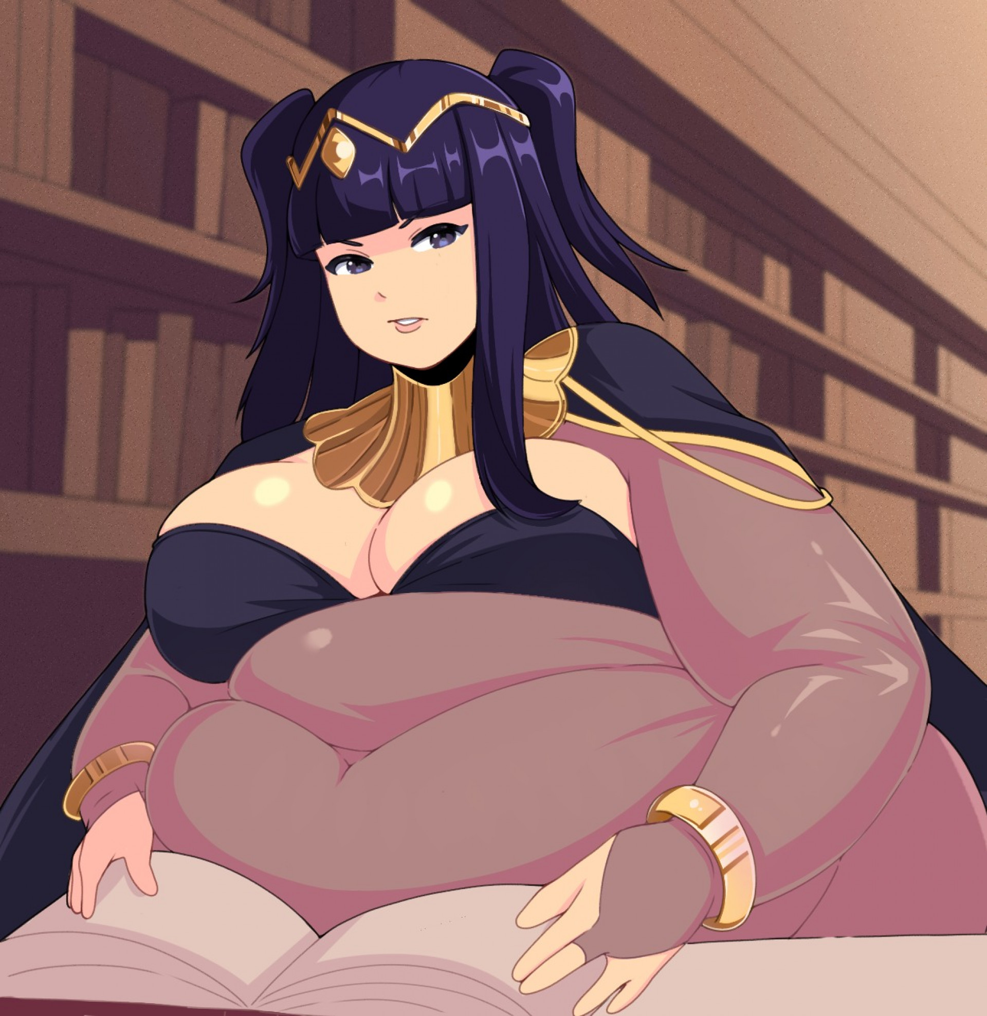 Тарья в библиотеке