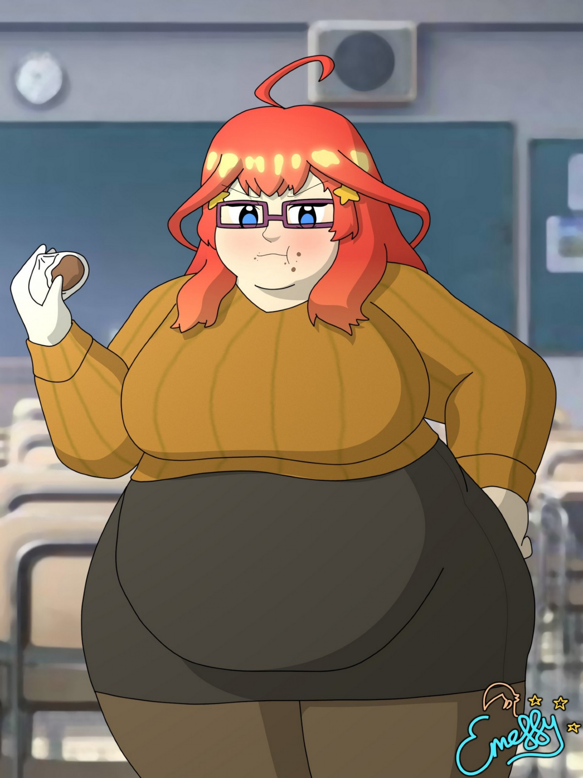 Ицуки - упитанная учительница